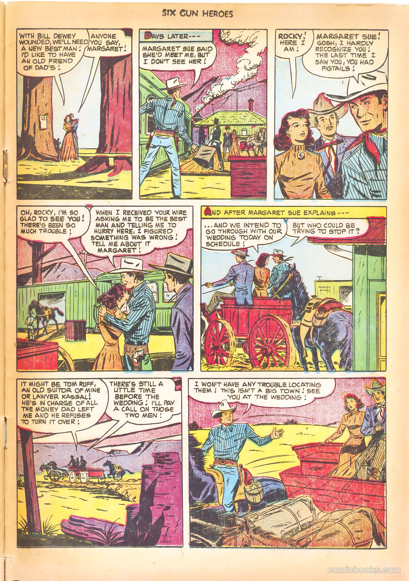 Six-Gun Heroes #12 (1952) — page 29 of 36