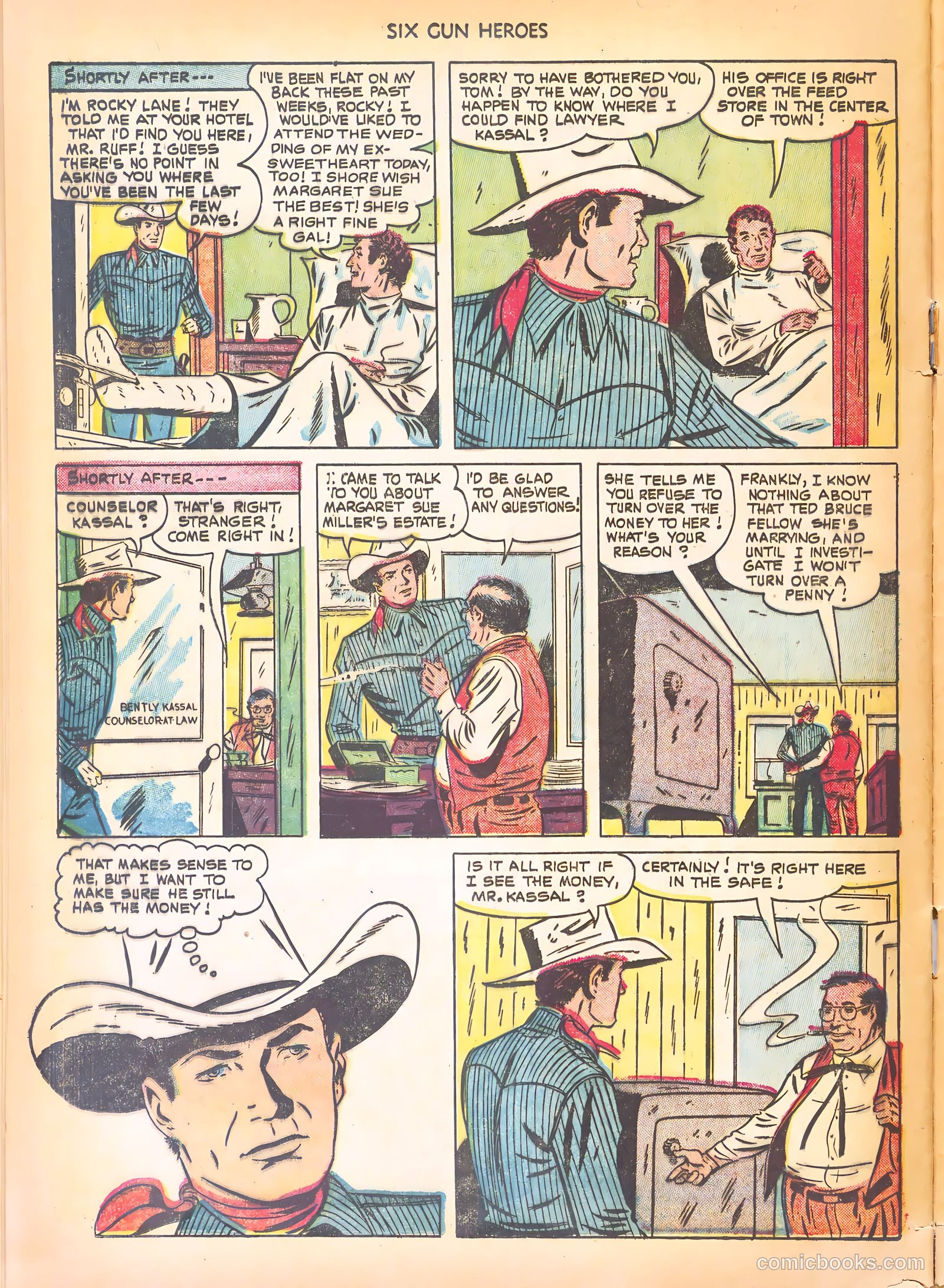 Six-Gun Heroes #12 (1952) — page 30 of 36