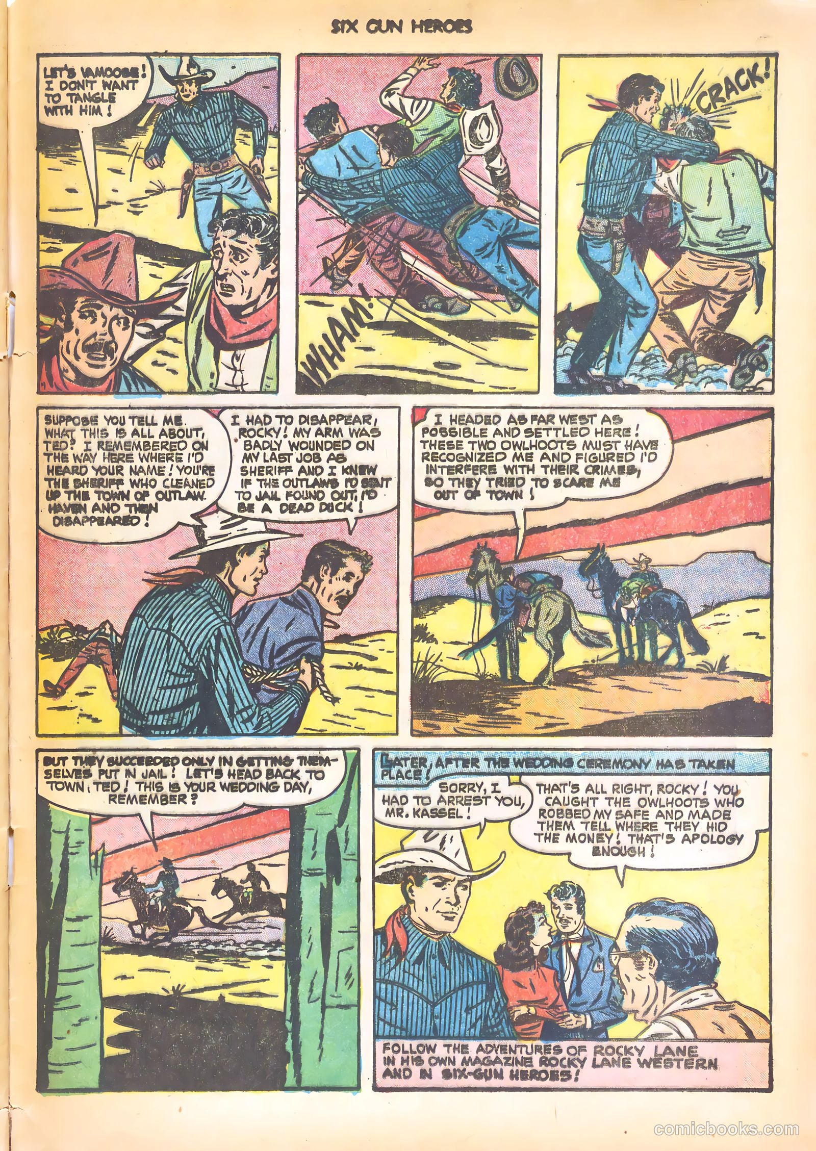 Six-Gun Heroes #12 (1952) — page 33 of 36