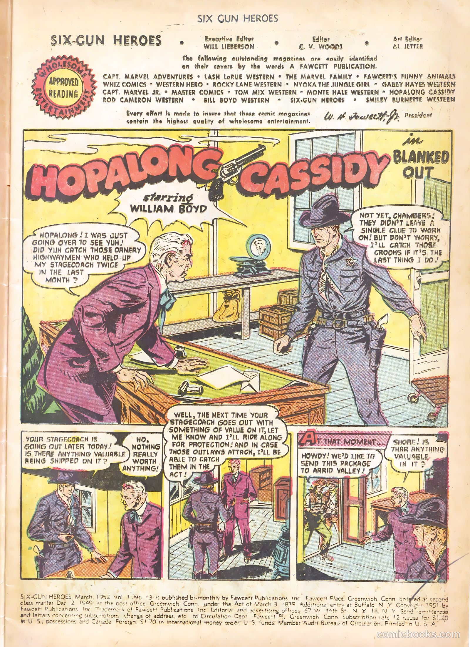 Six-Gun Heroes #13 (1952) — page 3 of 36