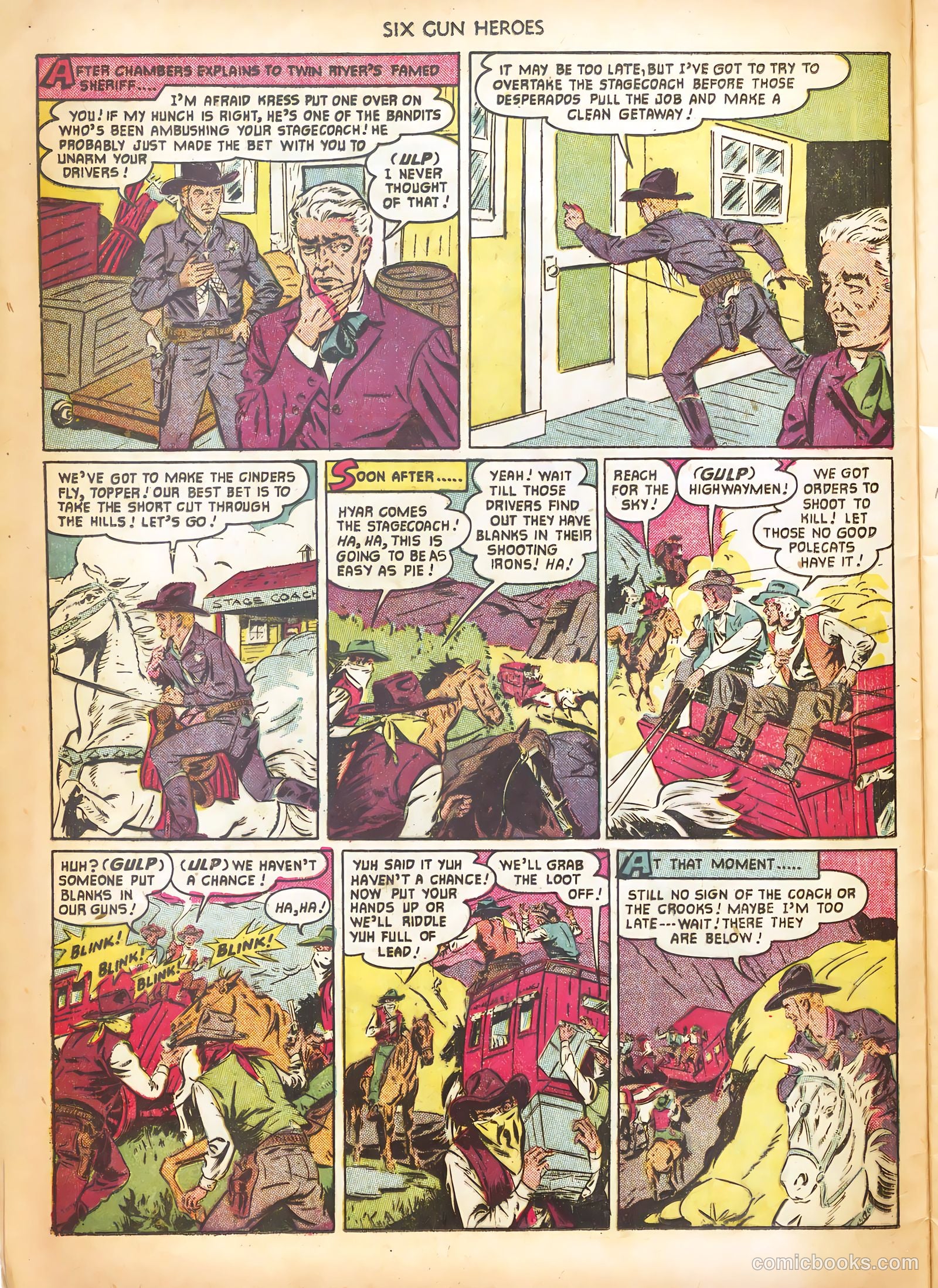 Six-Gun Heroes #13 (1952) — page 6 of 36