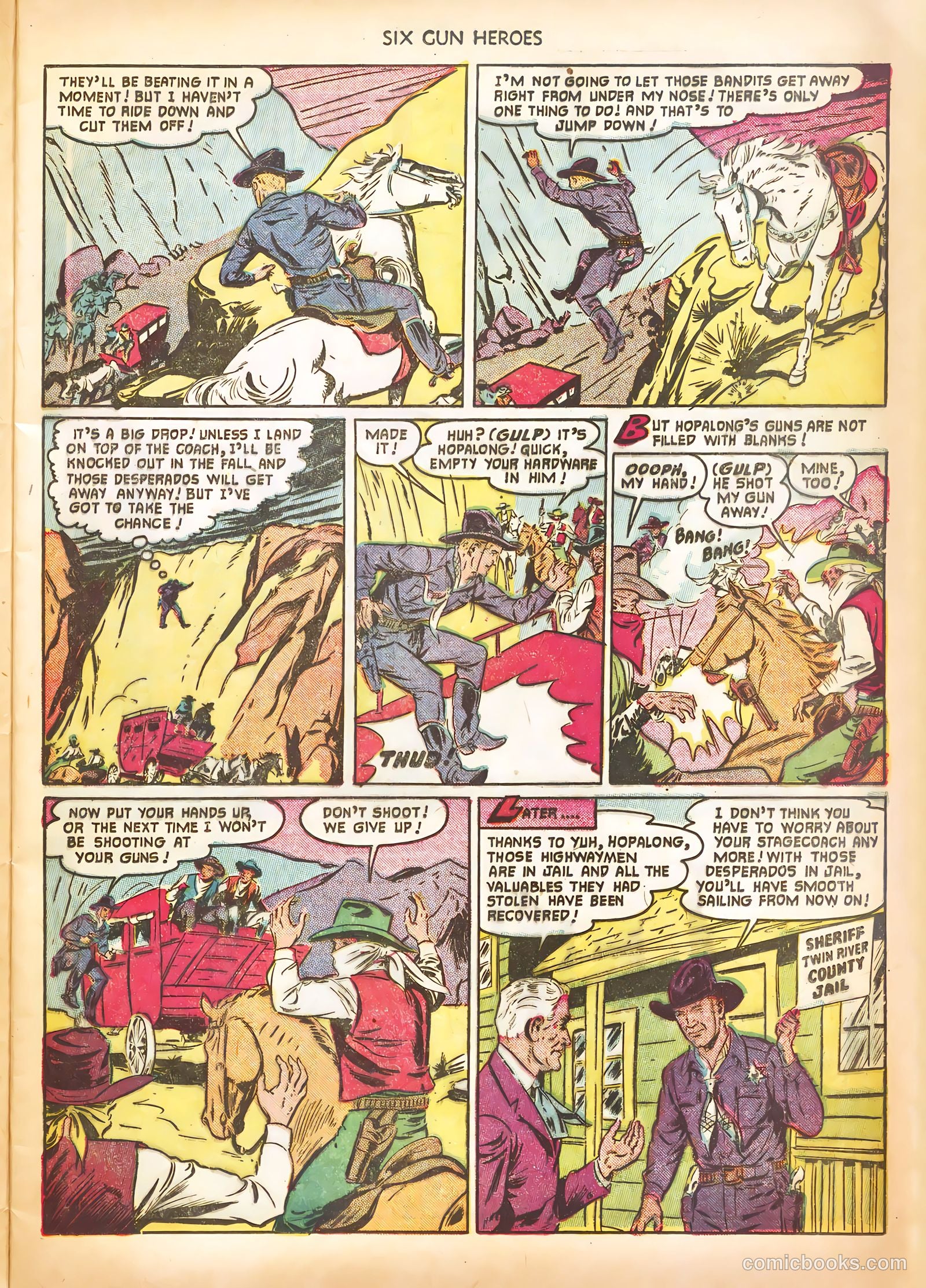 Six-Gun Heroes #13 (1952) — page 7 of 36