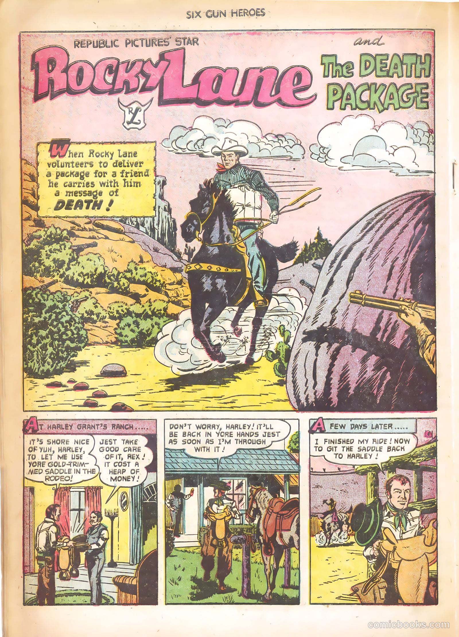 Six-Gun Heroes #13 (1952) — page 18 of 36