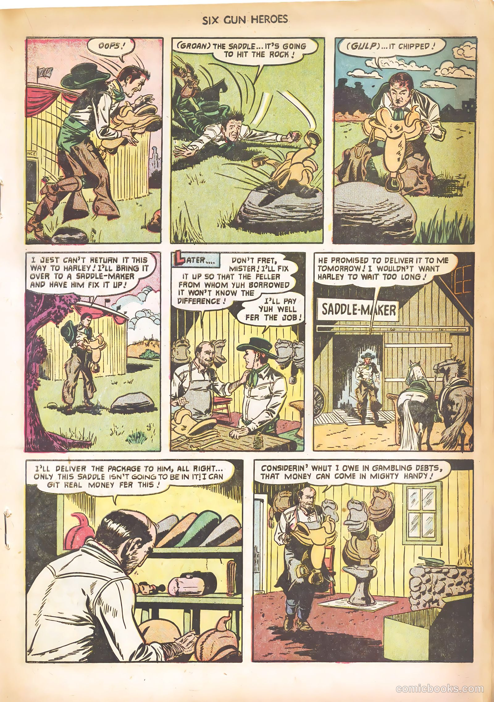Six-Gun Heroes #13 (1952) — page 19 of 36