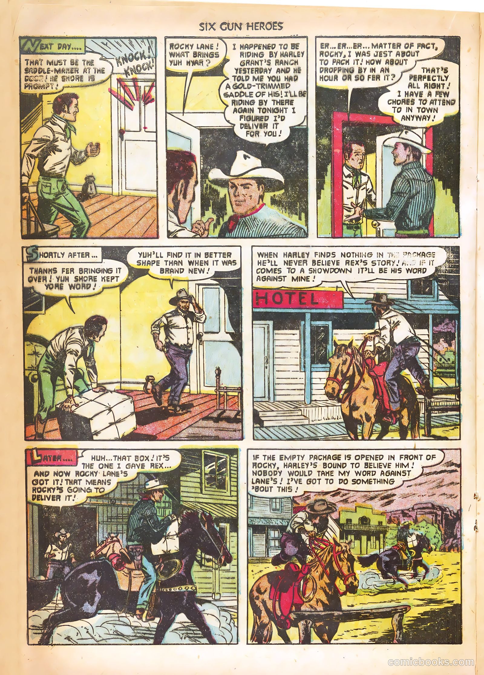 Six-Gun Heroes #13 (1952) — page 20 of 36