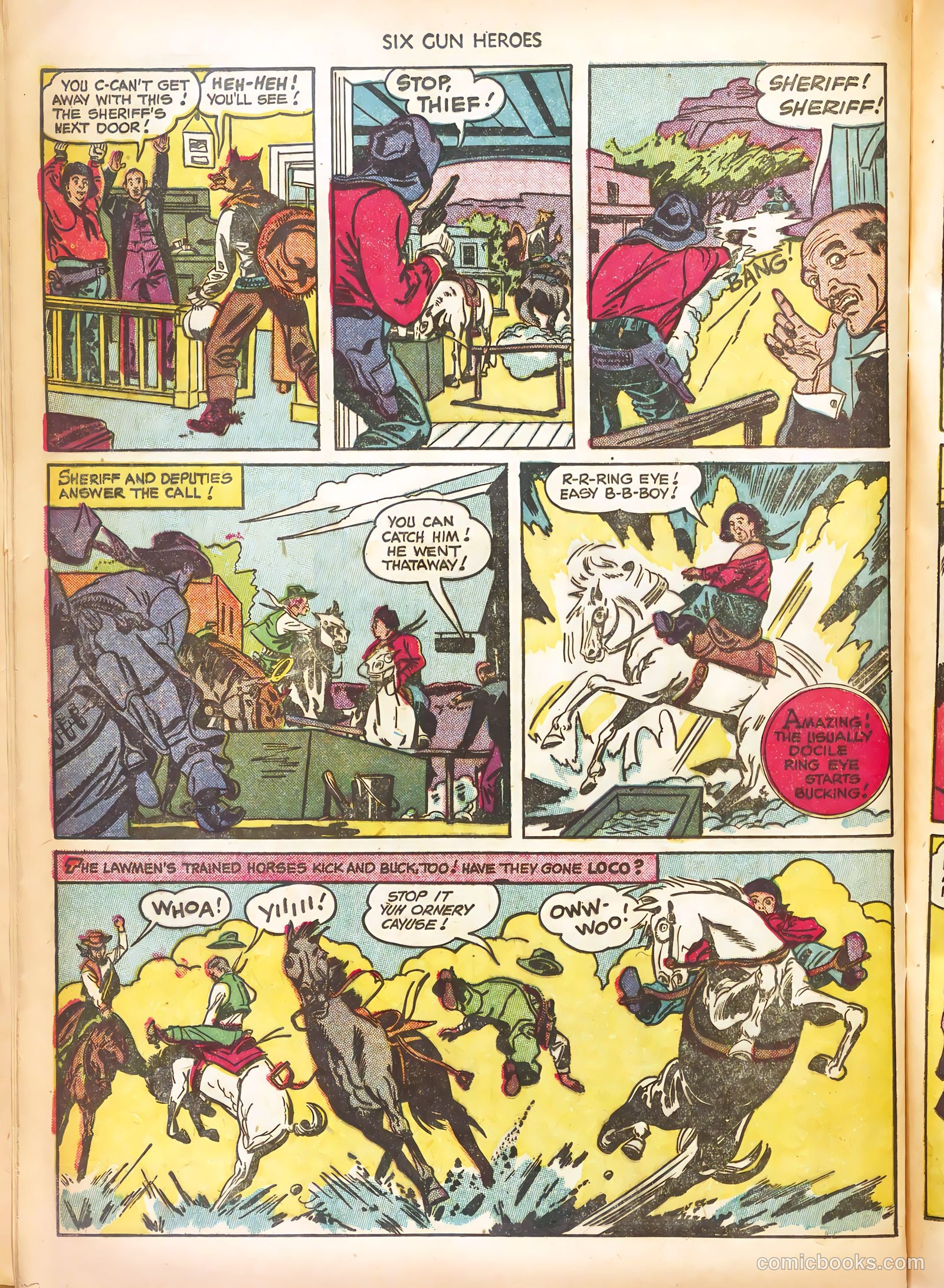 Six-Gun Heroes #13 (1952) — page 30 of 36