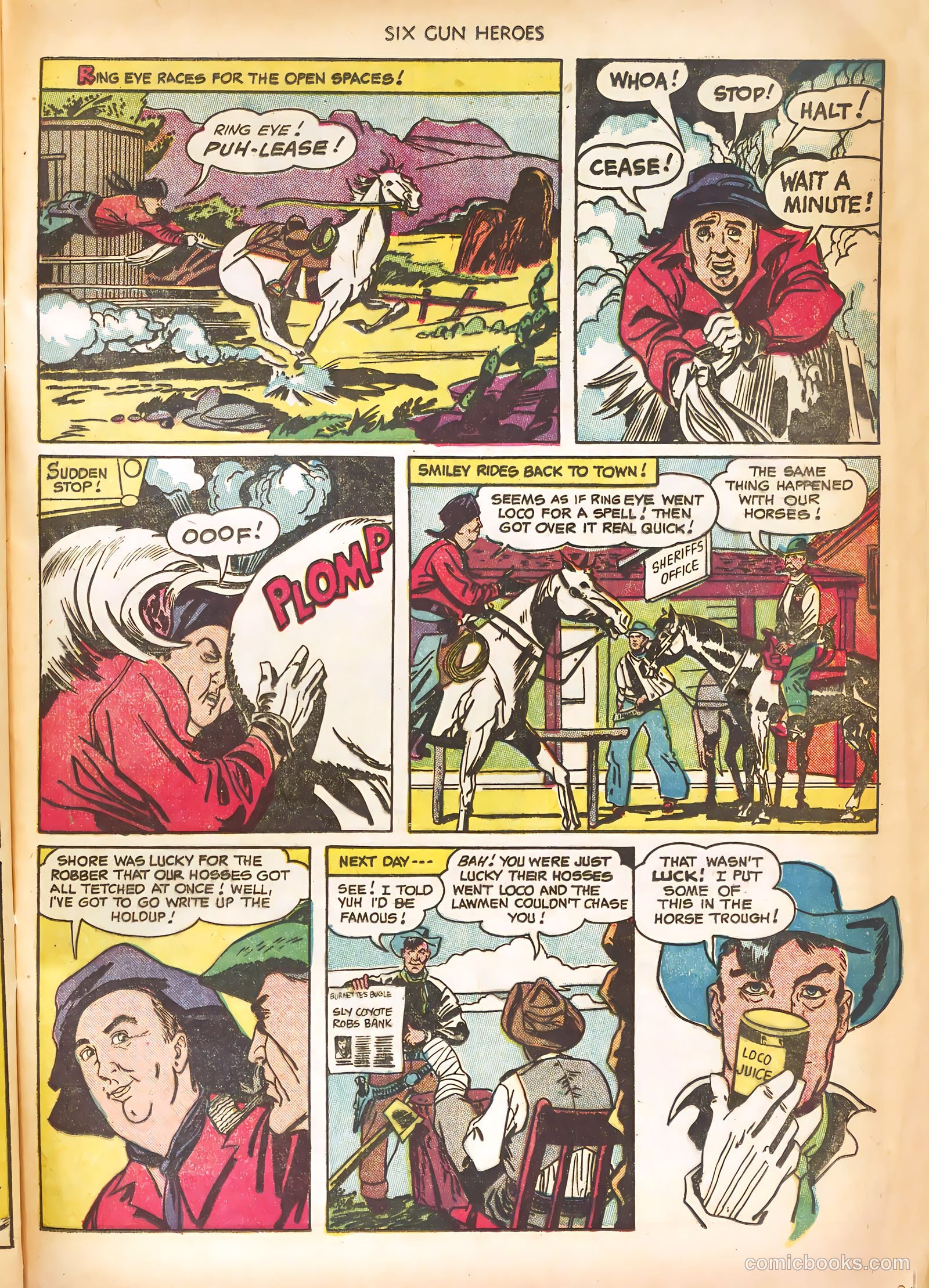 Six-Gun Heroes #13 (1952) — page 31 of 36