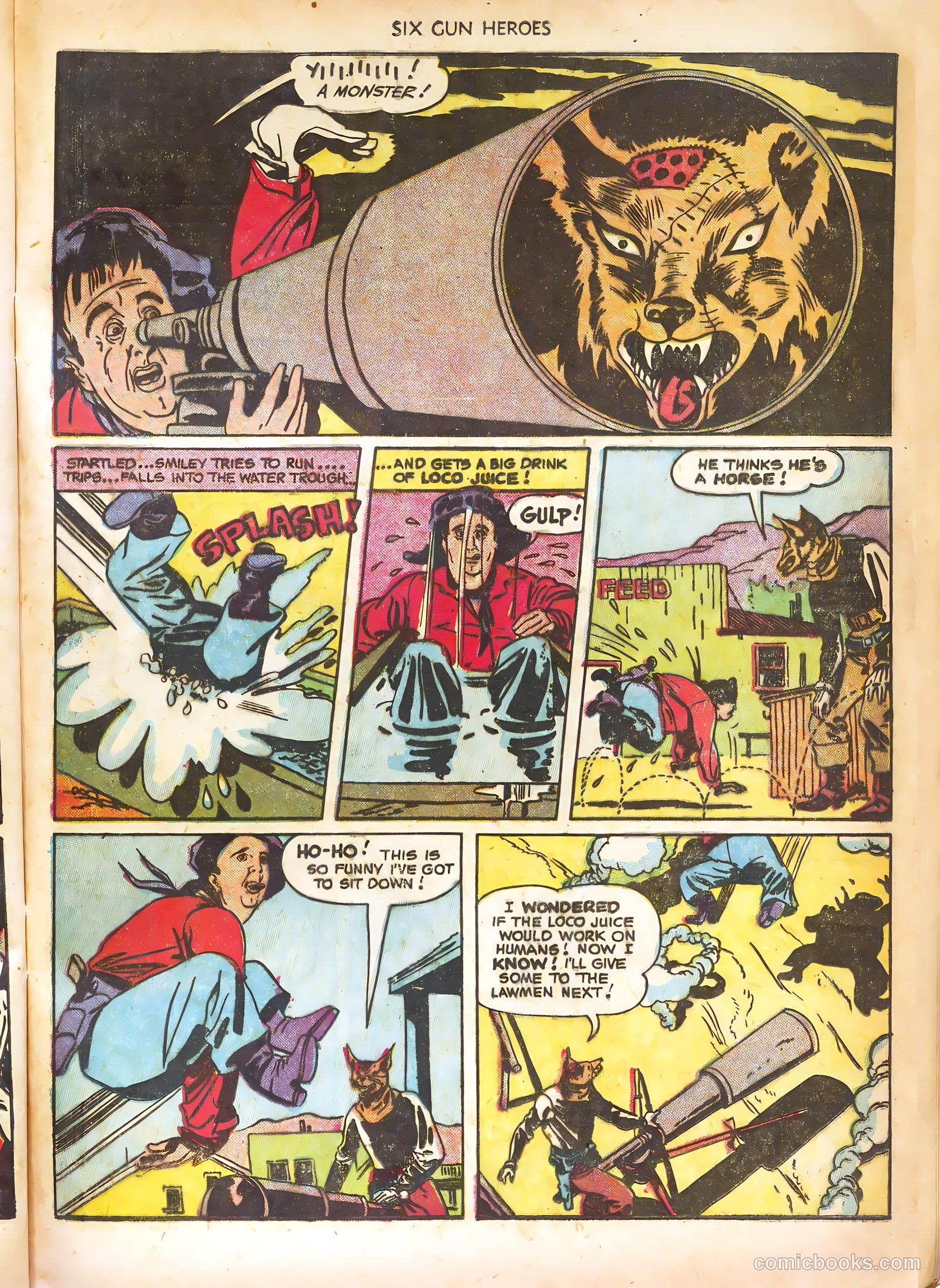 Six-Gun Heroes #13 (1952) — page 33 of 36