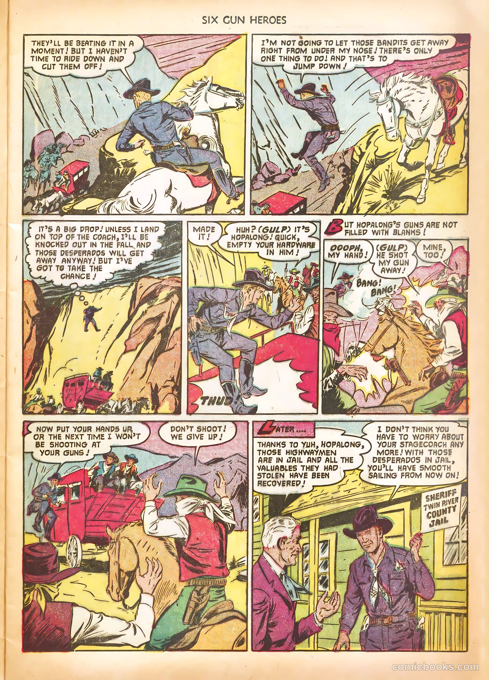Six-Gun Heroes #13 (1952) — page 7 of 36