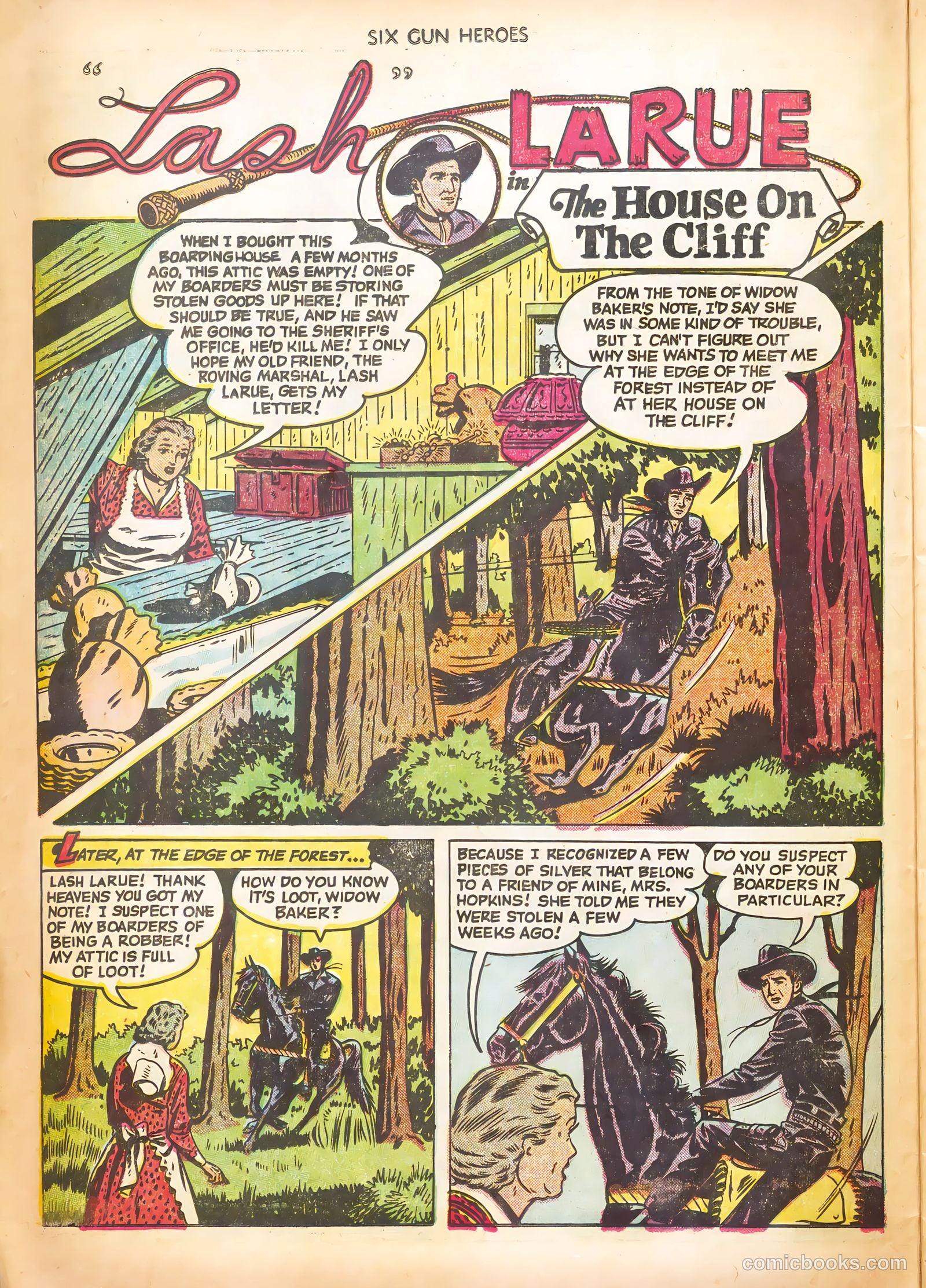 Six-Gun Heroes #13 (1952) — page 8 of 36
