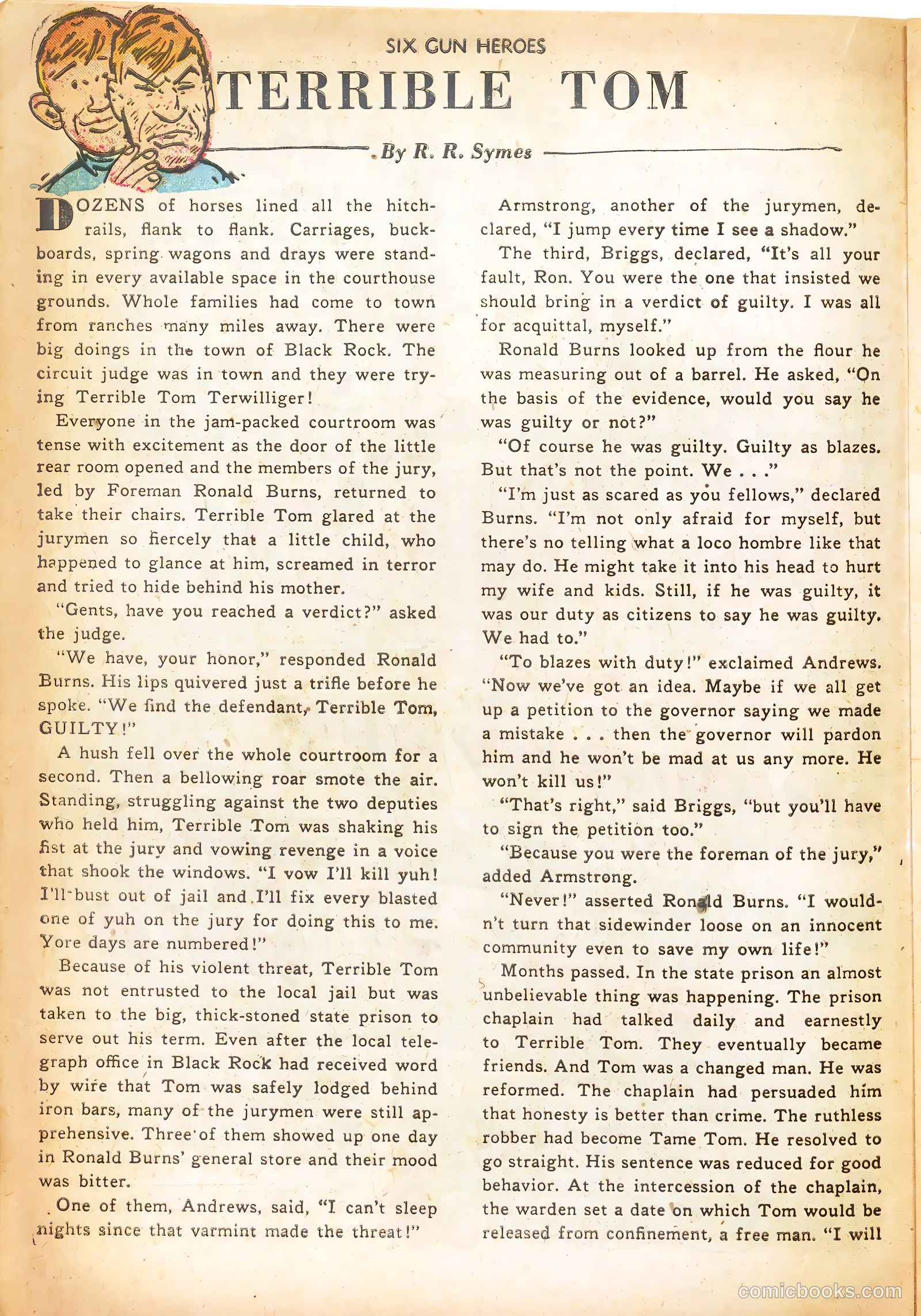 Six-Gun Heroes #13 (1952) — page 16 of 36