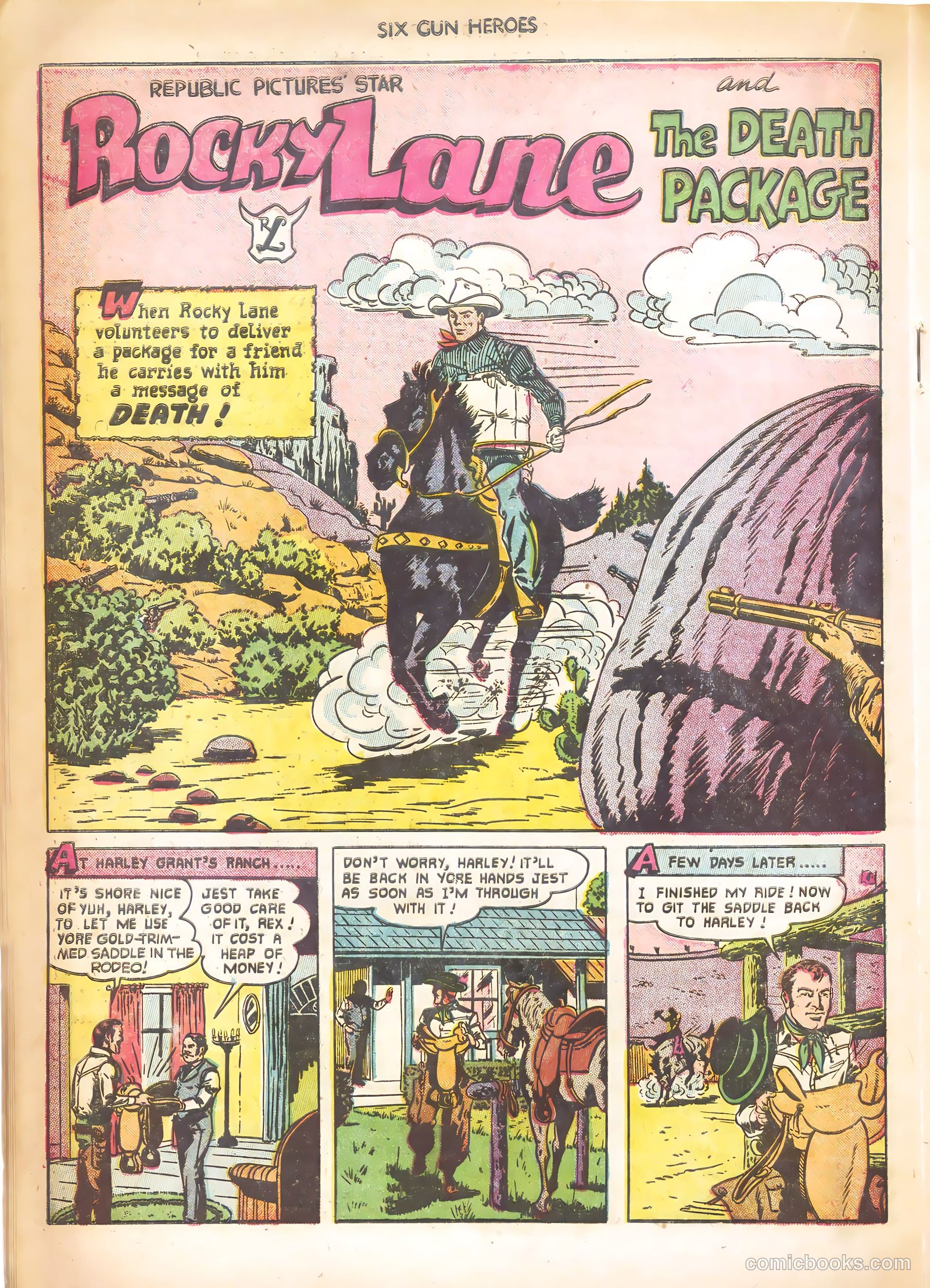Six-Gun Heroes #13 (1952) — page 18 of 36