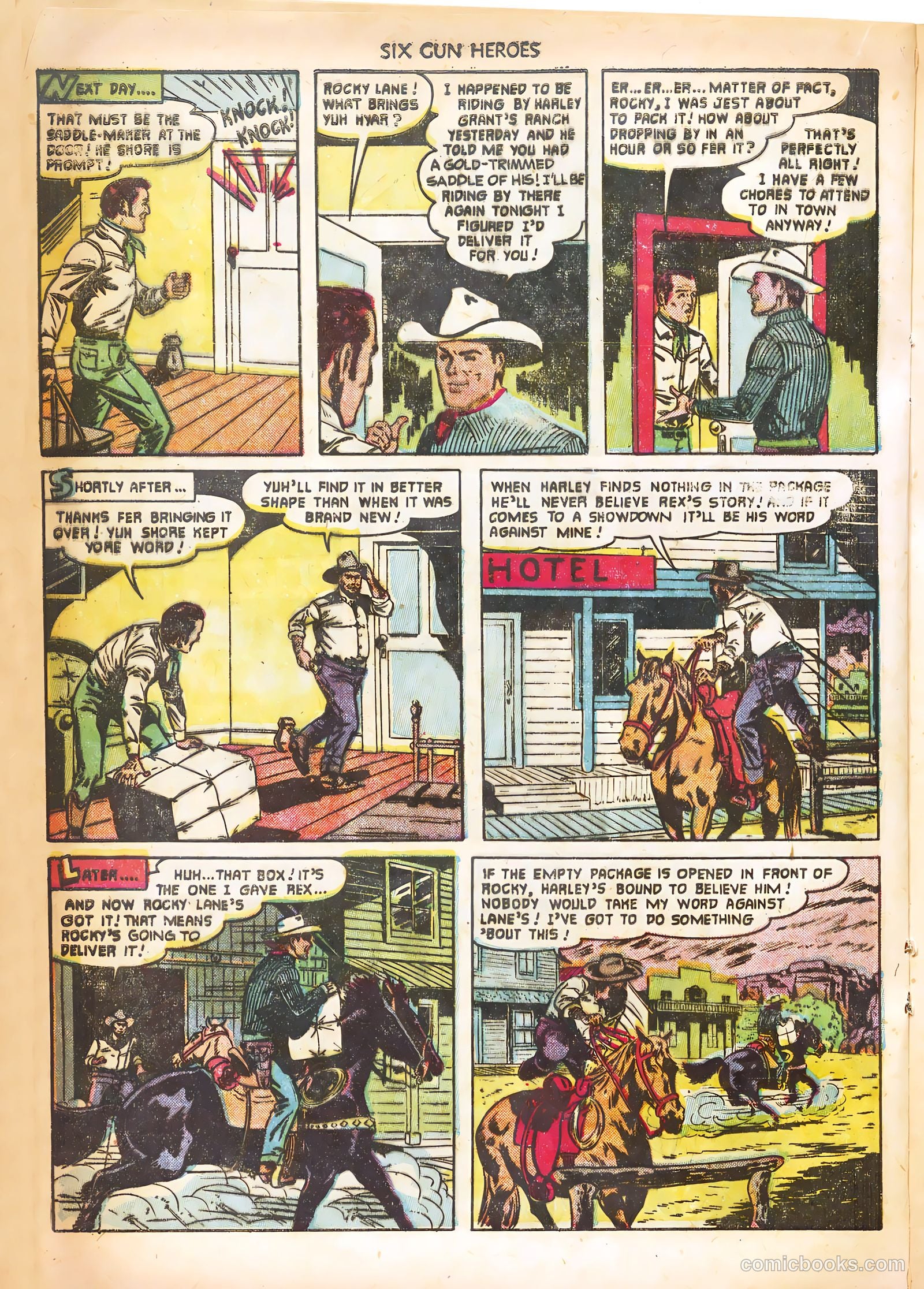 Six-Gun Heroes #13 (1952) — page 20 of 36