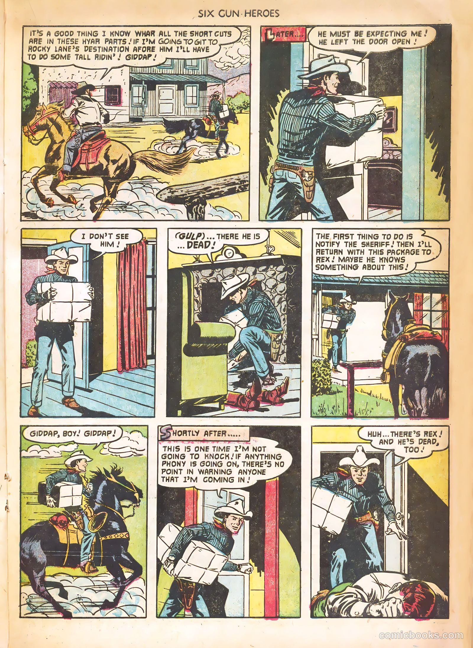 Six-Gun Heroes #13 (1952) — page 21 of 36