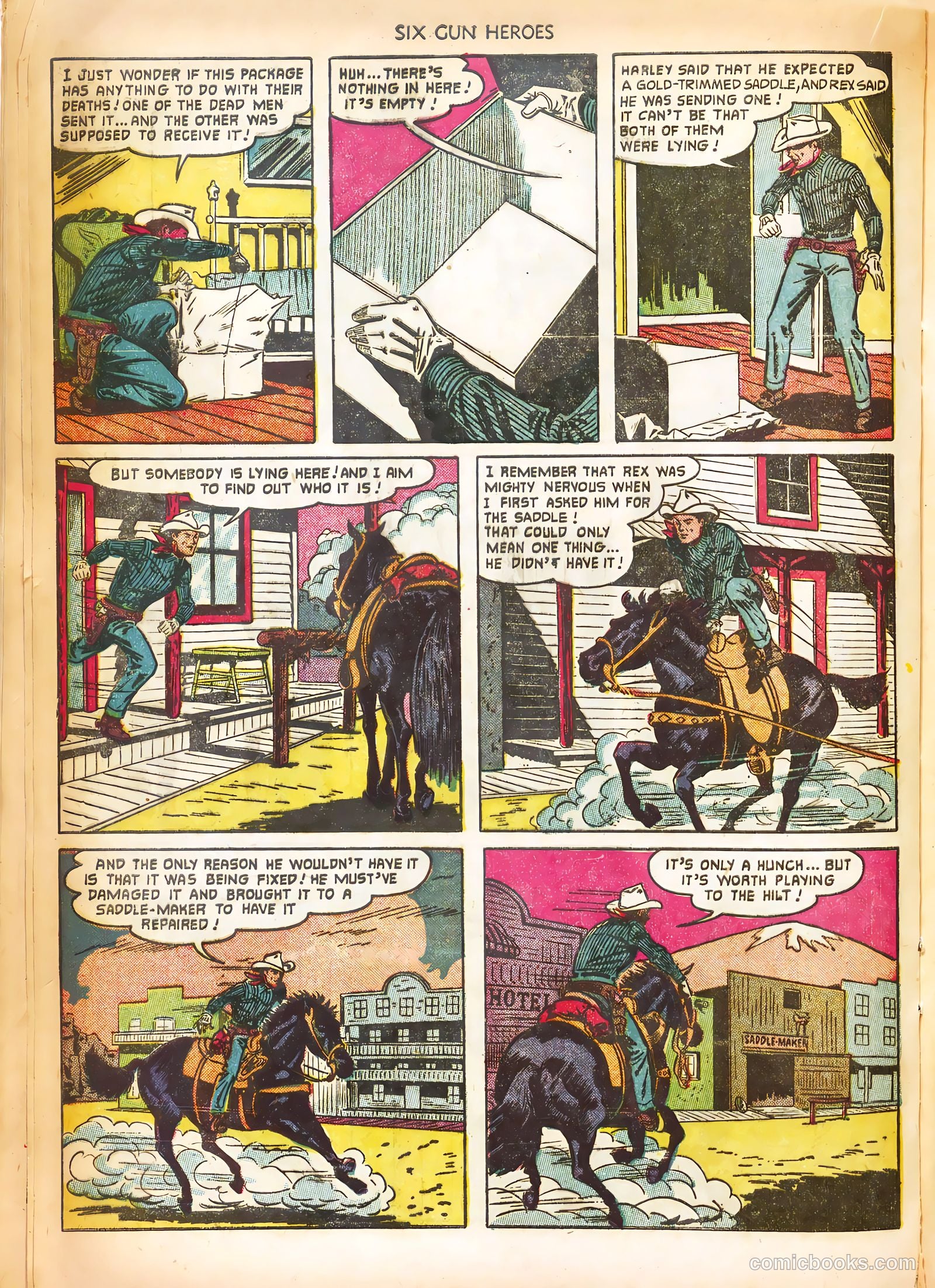 Six-Gun Heroes #13 (1952) — page 22 of 36
