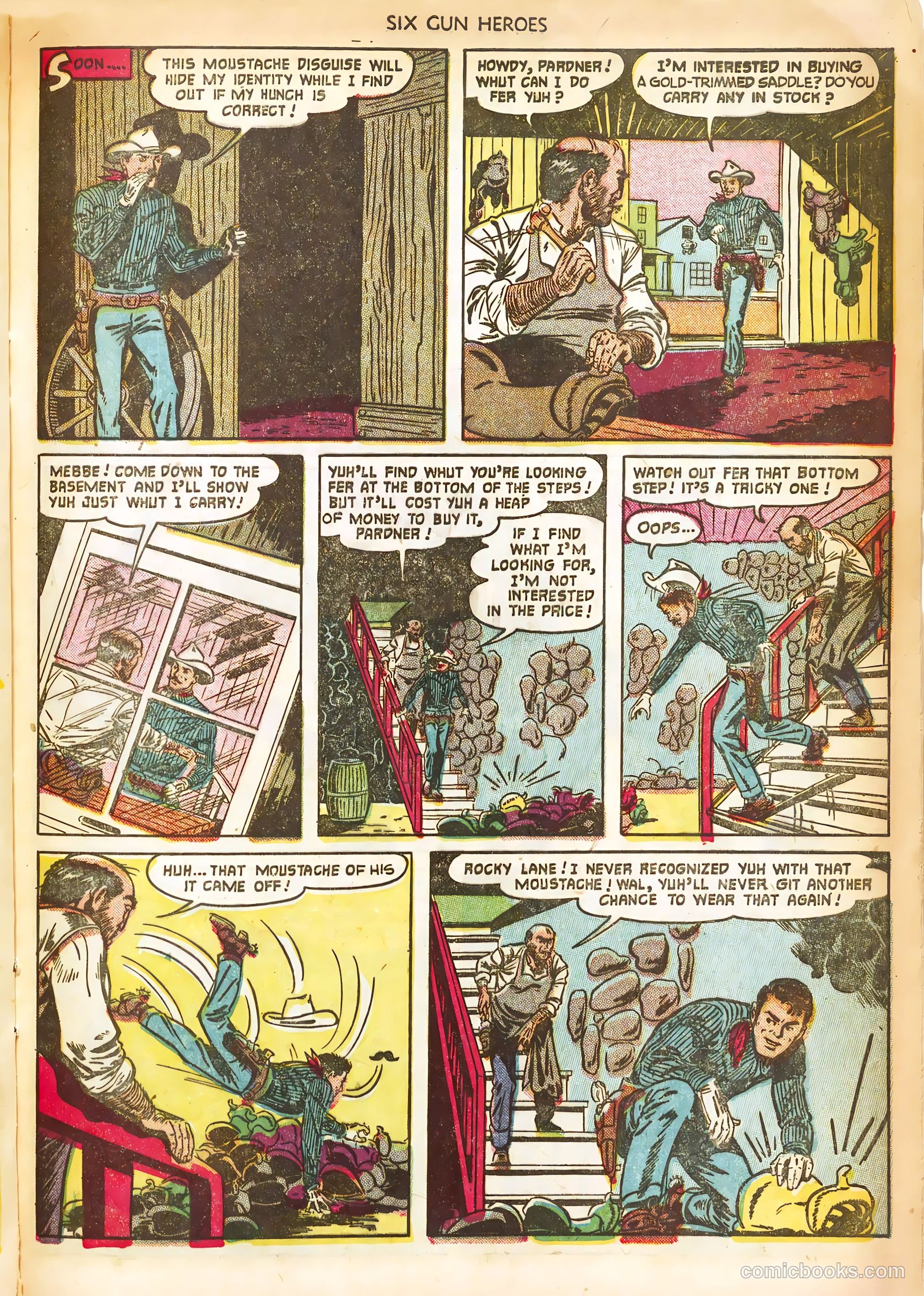 Six-Gun Heroes #13 (1952) — page 23 of 36