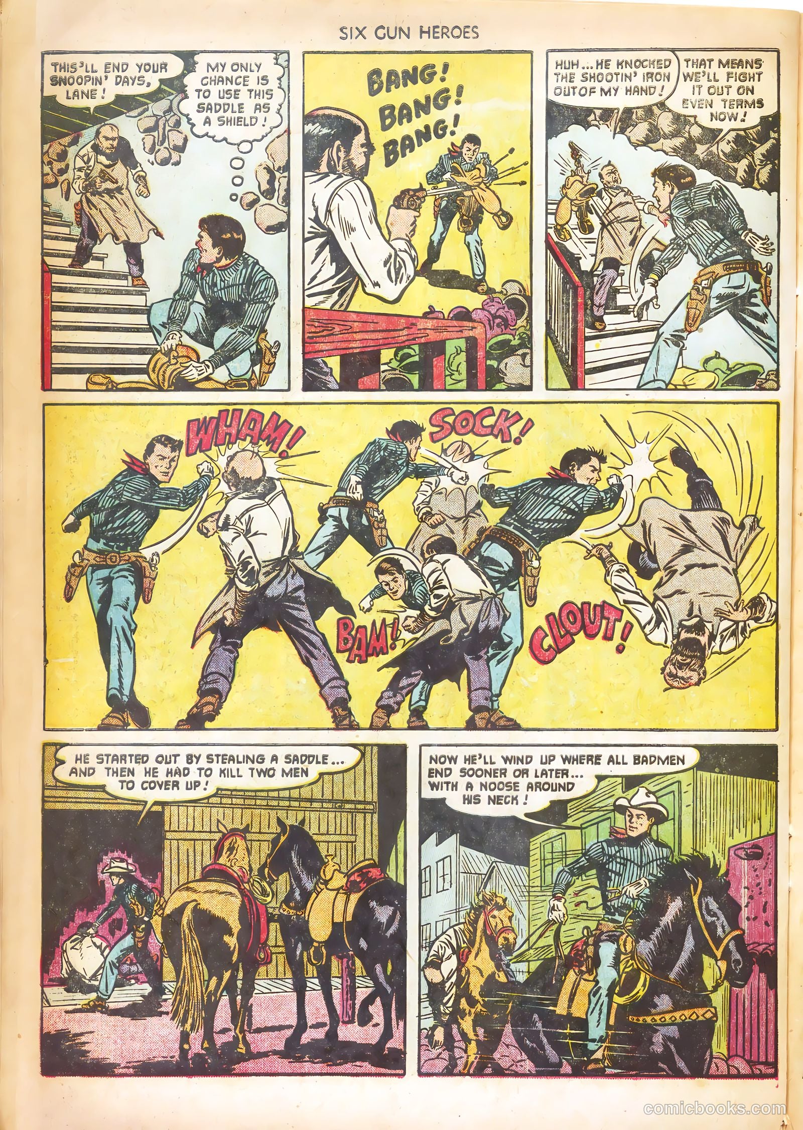 Six-Gun Heroes #13 (1952) — page 24 of 36