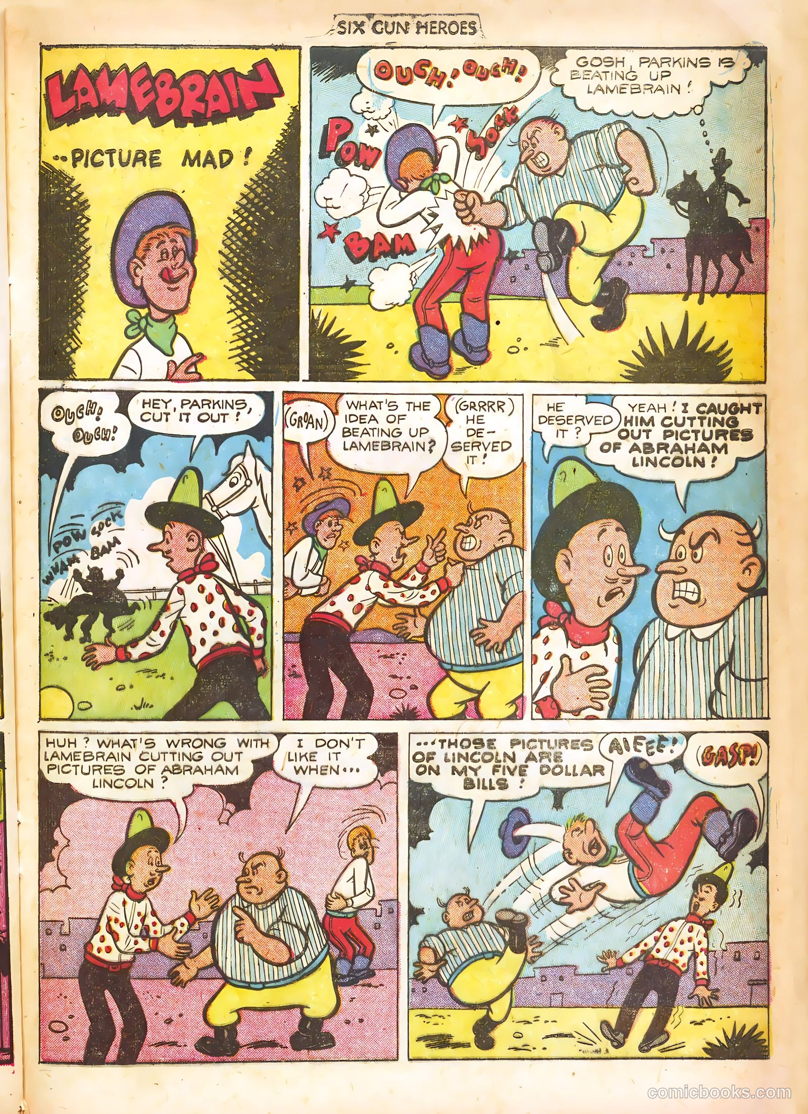 Six-Gun Heroes #13 (1952) — page 25 of 36