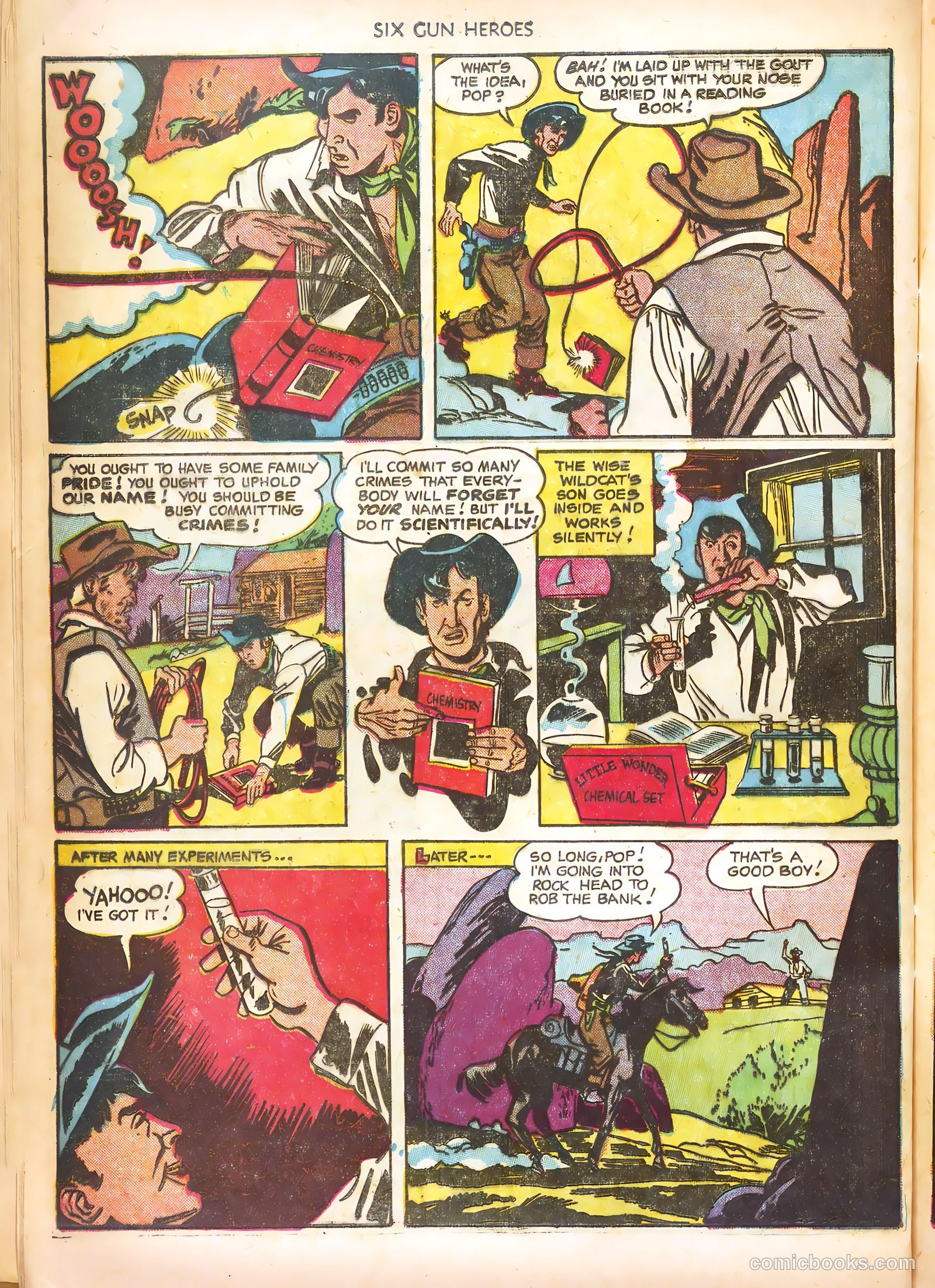 Six-Gun Heroes #13 (1952) — page 28 of 36