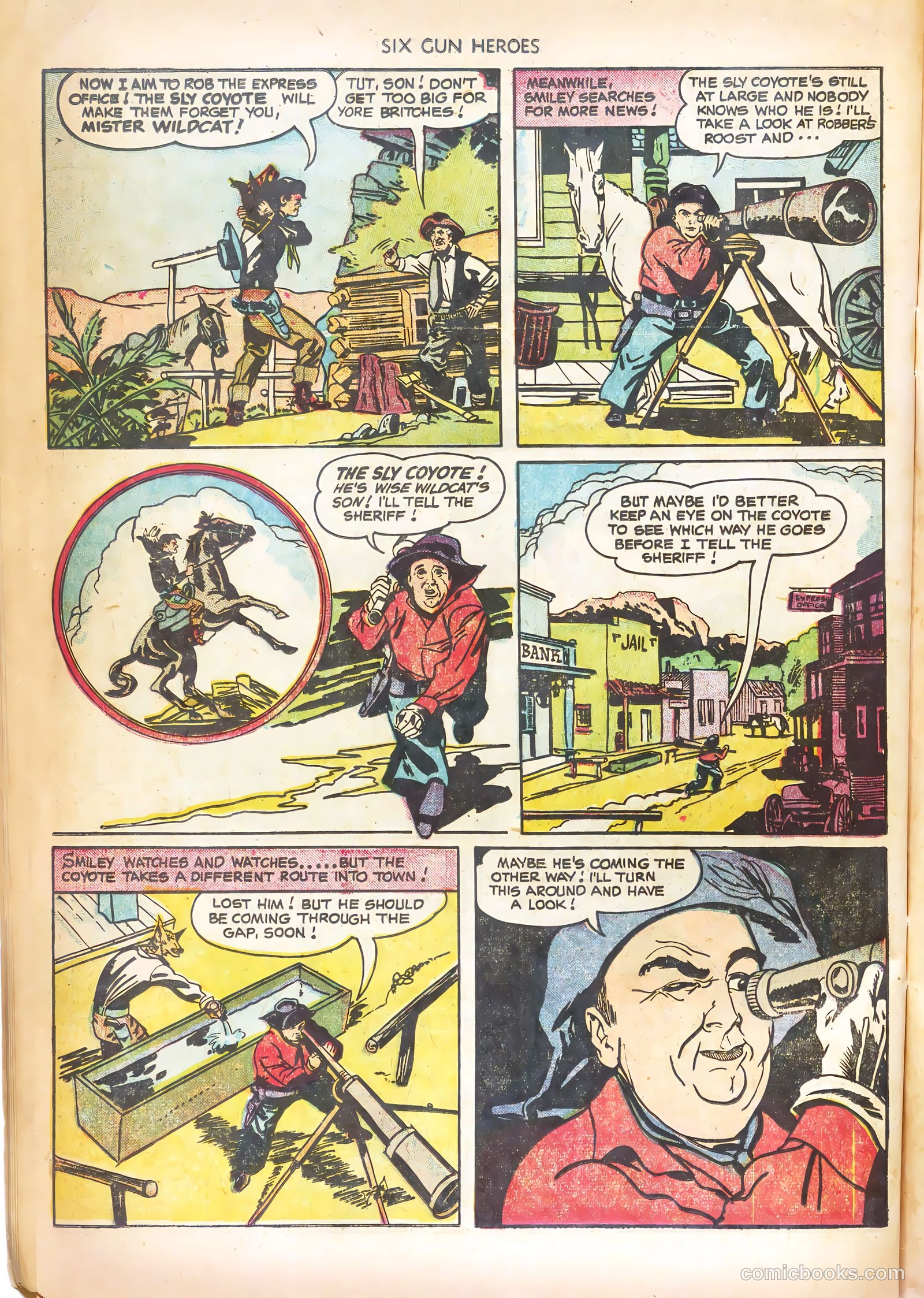 Six-Gun Heroes #13 (1952) — page 32 of 36