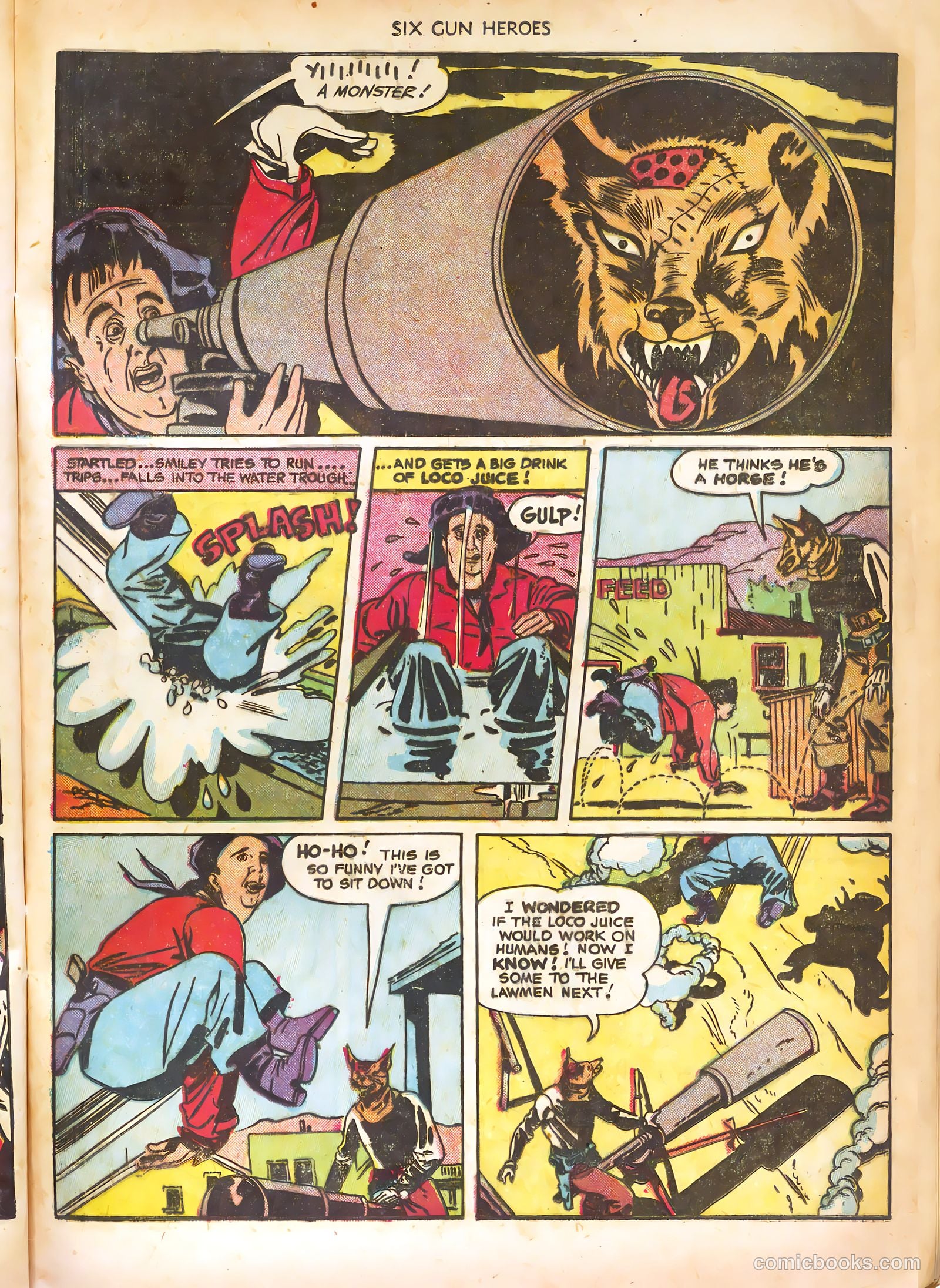 Six-Gun Heroes #13 (1952) — page 33 of 36