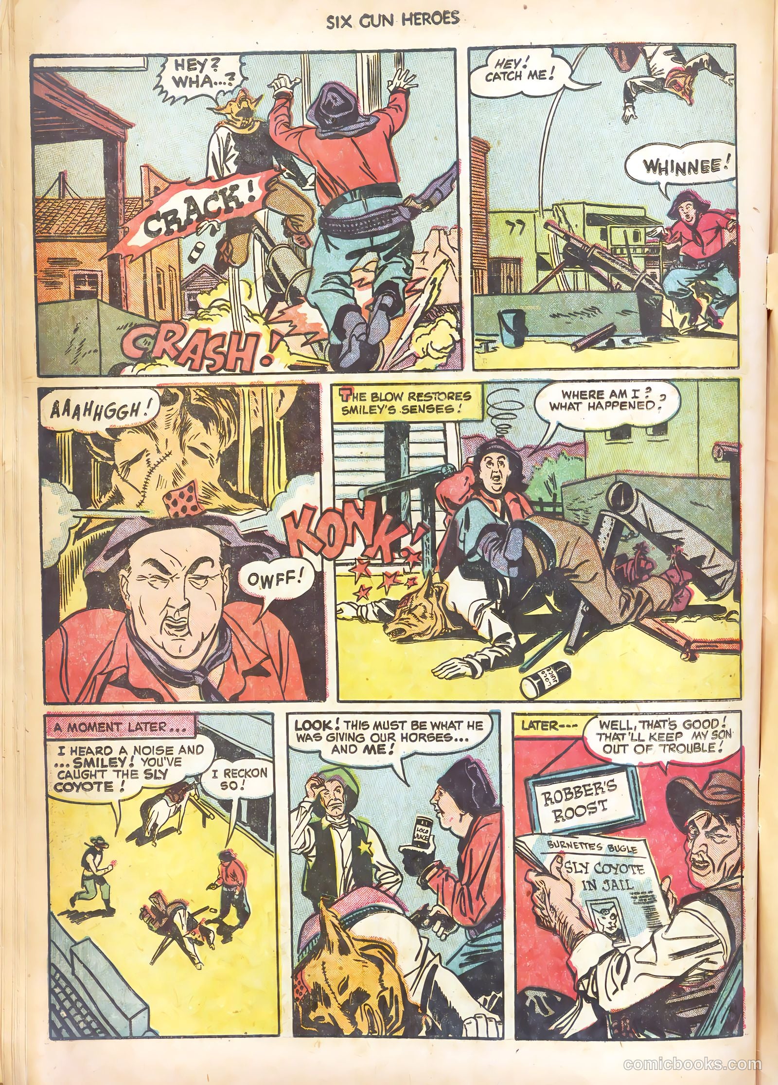 Six-Gun Heroes #13 (1952) — page 34 of 36