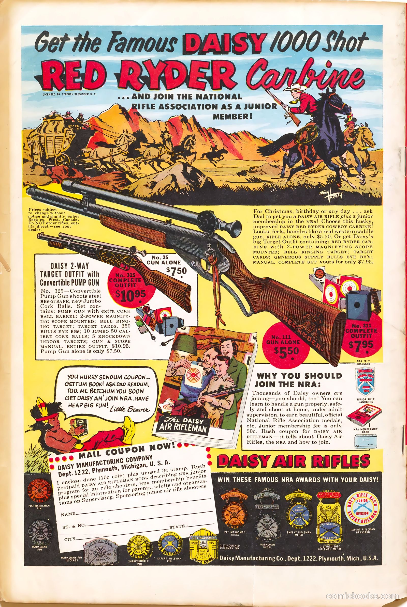 Six-Gun Heroes #13 (1952) — page 36 of 36