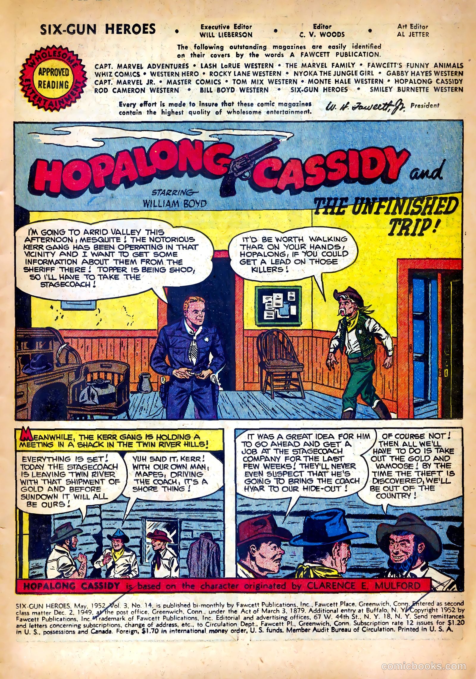 Six-Gun Heroes #14 (1952) — page 3 of 36
