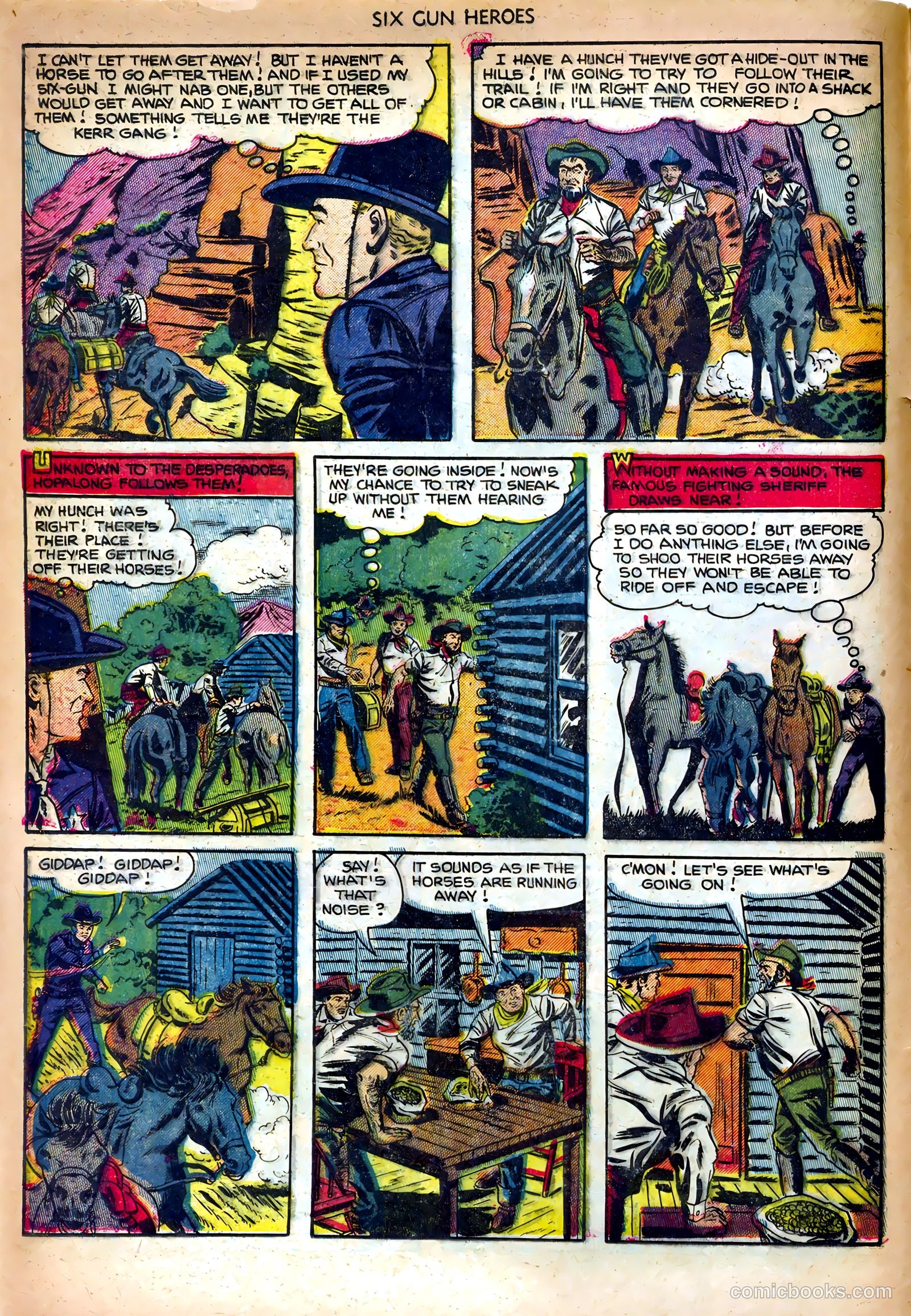 Six-Gun Heroes #14 (1952) — page 6 of 36