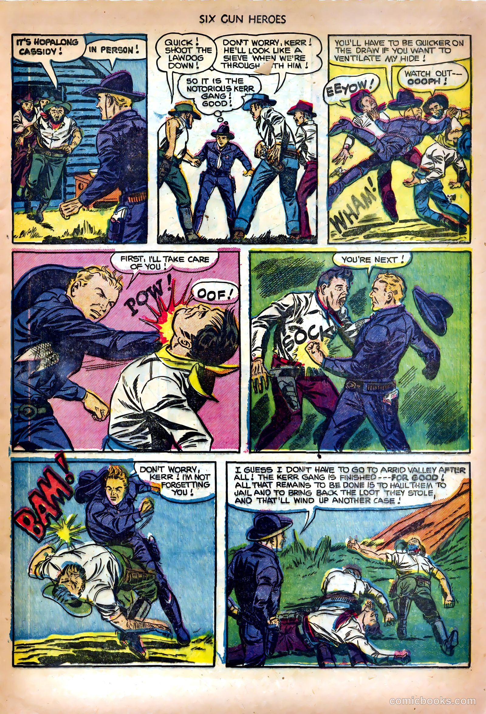 Six-Gun Heroes #14 (1952) — page 7 of 36