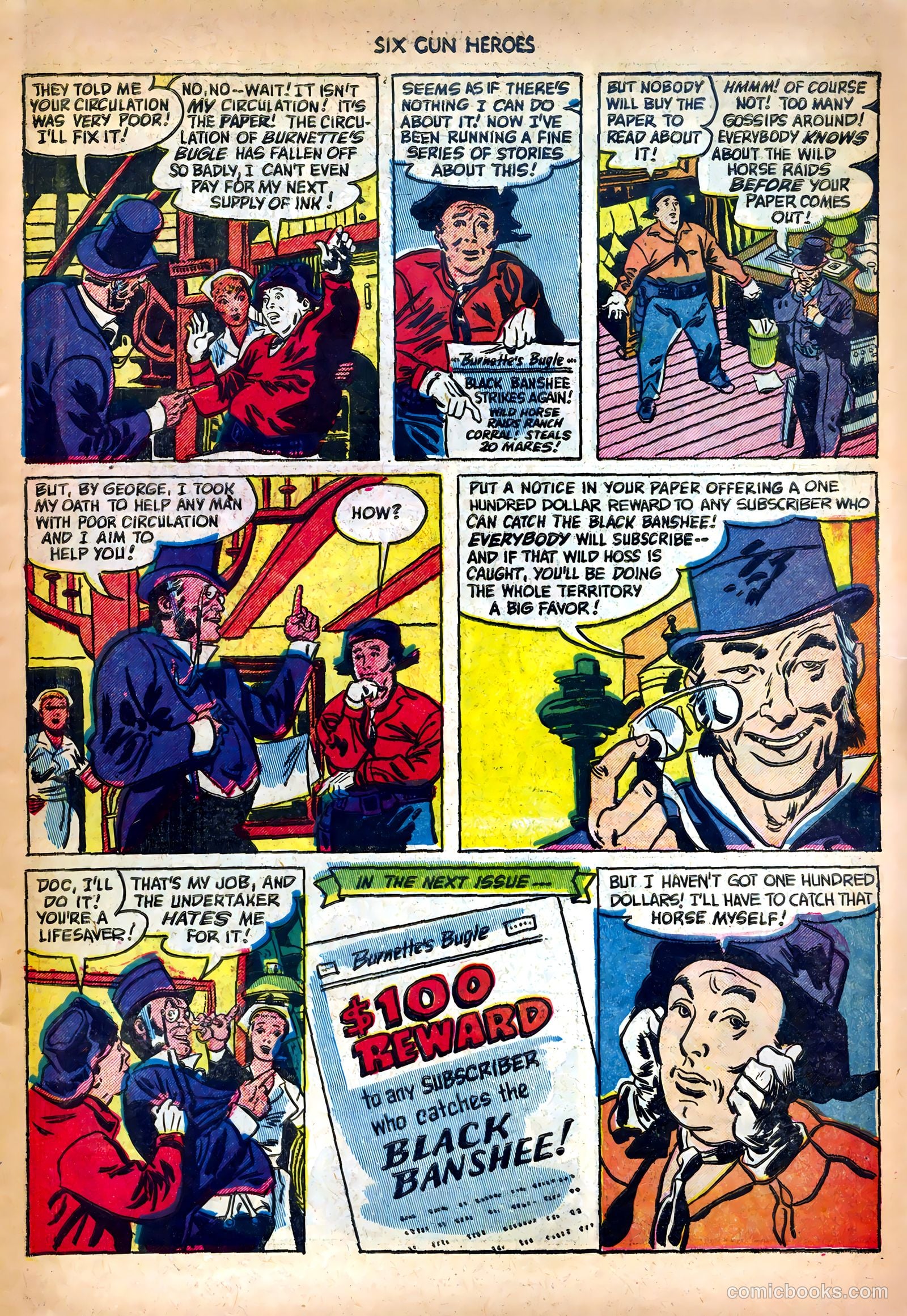 Six-Gun Heroes #14 (1952) — page 11 of 36