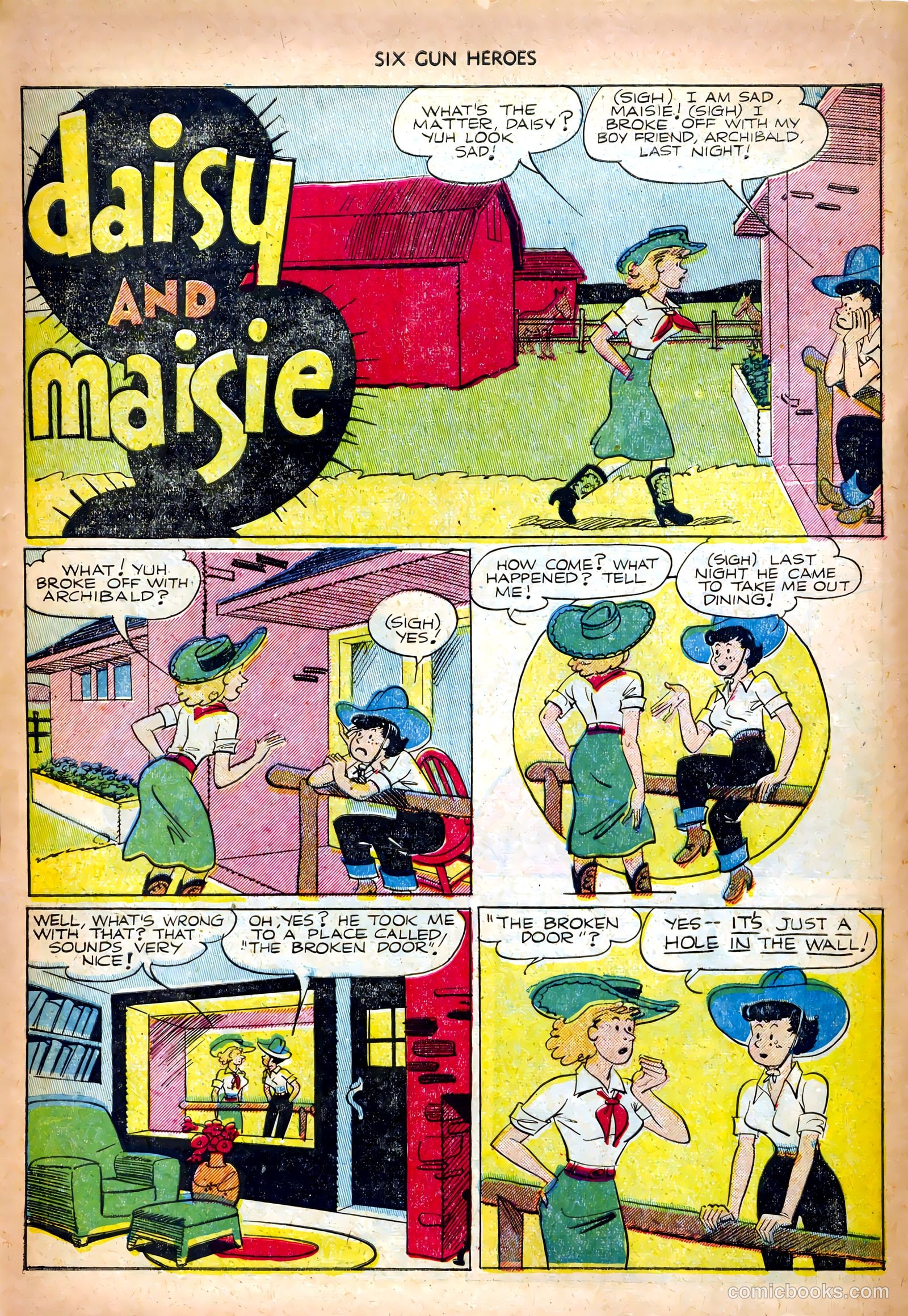 Six-Gun Heroes #14 (1952) — page 16 of 36