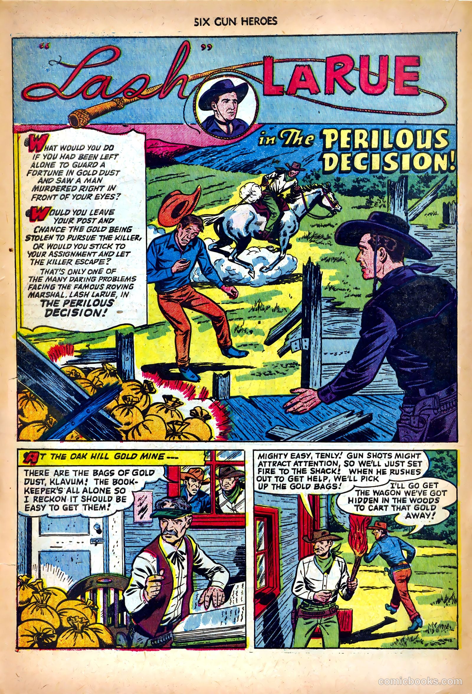 Six-Gun Heroes #14 (1952) — page 18 of 36