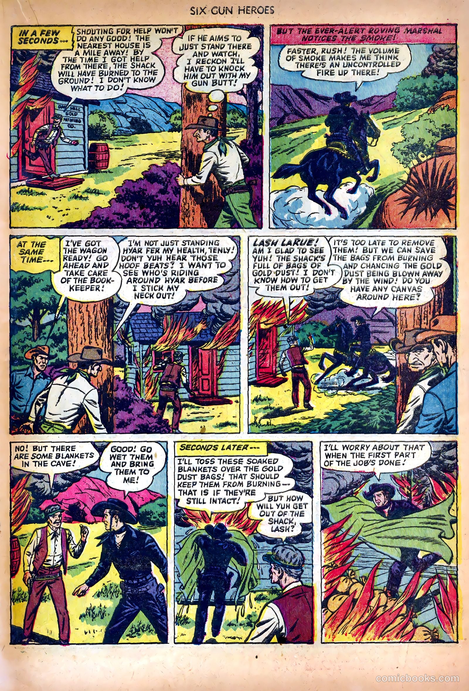 Six-Gun Heroes #14 (1952) — page 19 of 36