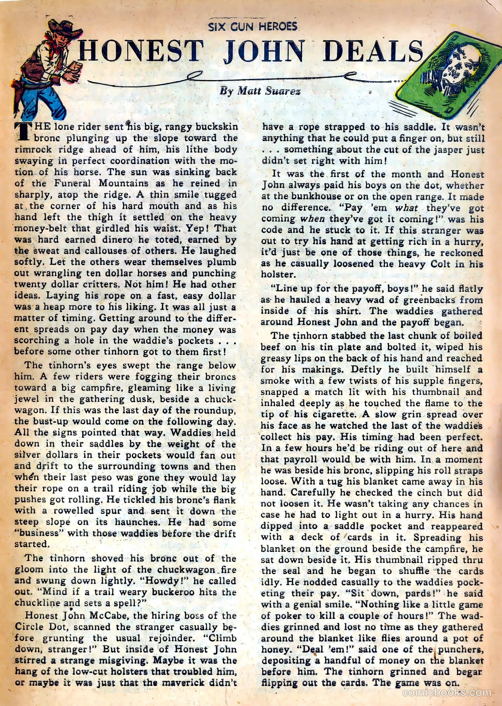 Six-Gun Heroes #14 (1952) — page 25 of 36