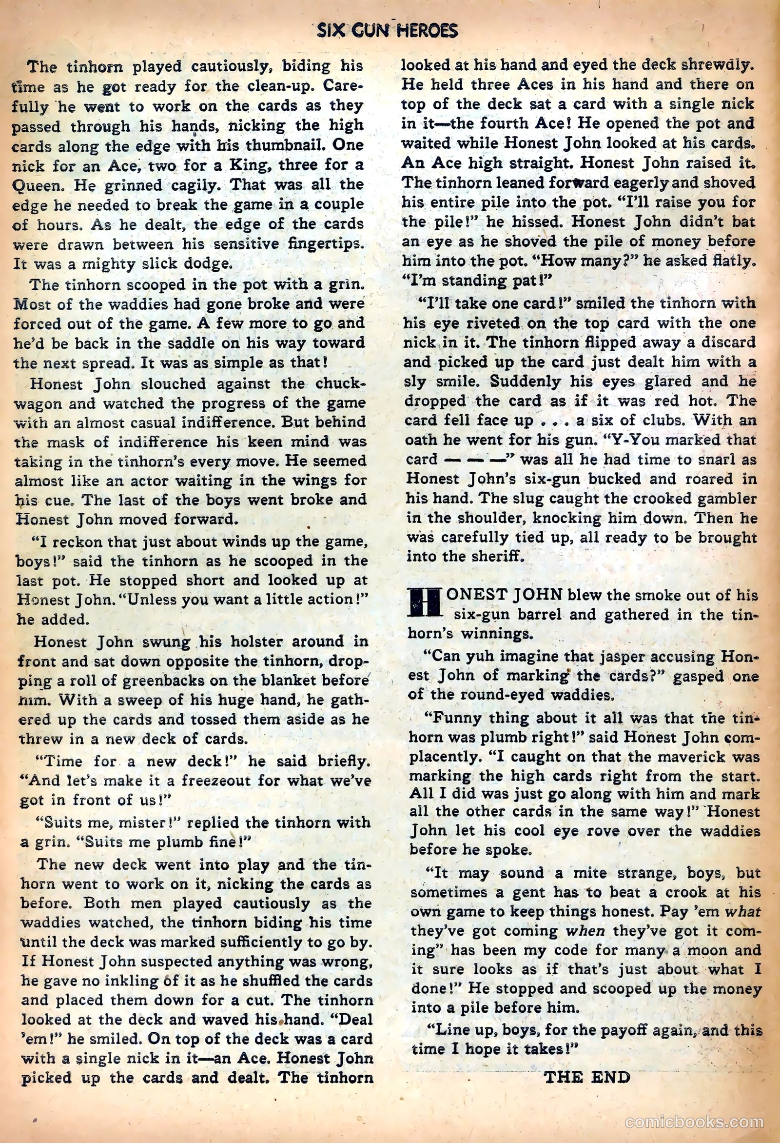 Six-Gun Heroes #14 (1952) — page 26 of 36