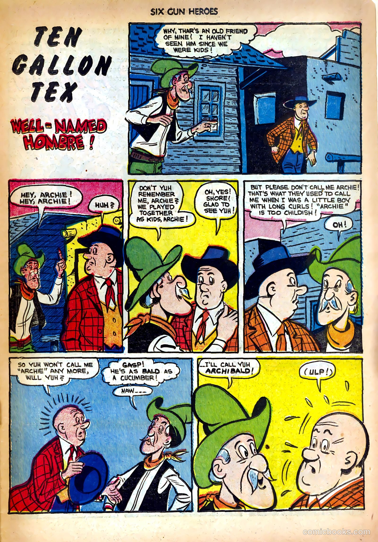 Six-Gun Heroes #14 (1952) — page 27 of 36