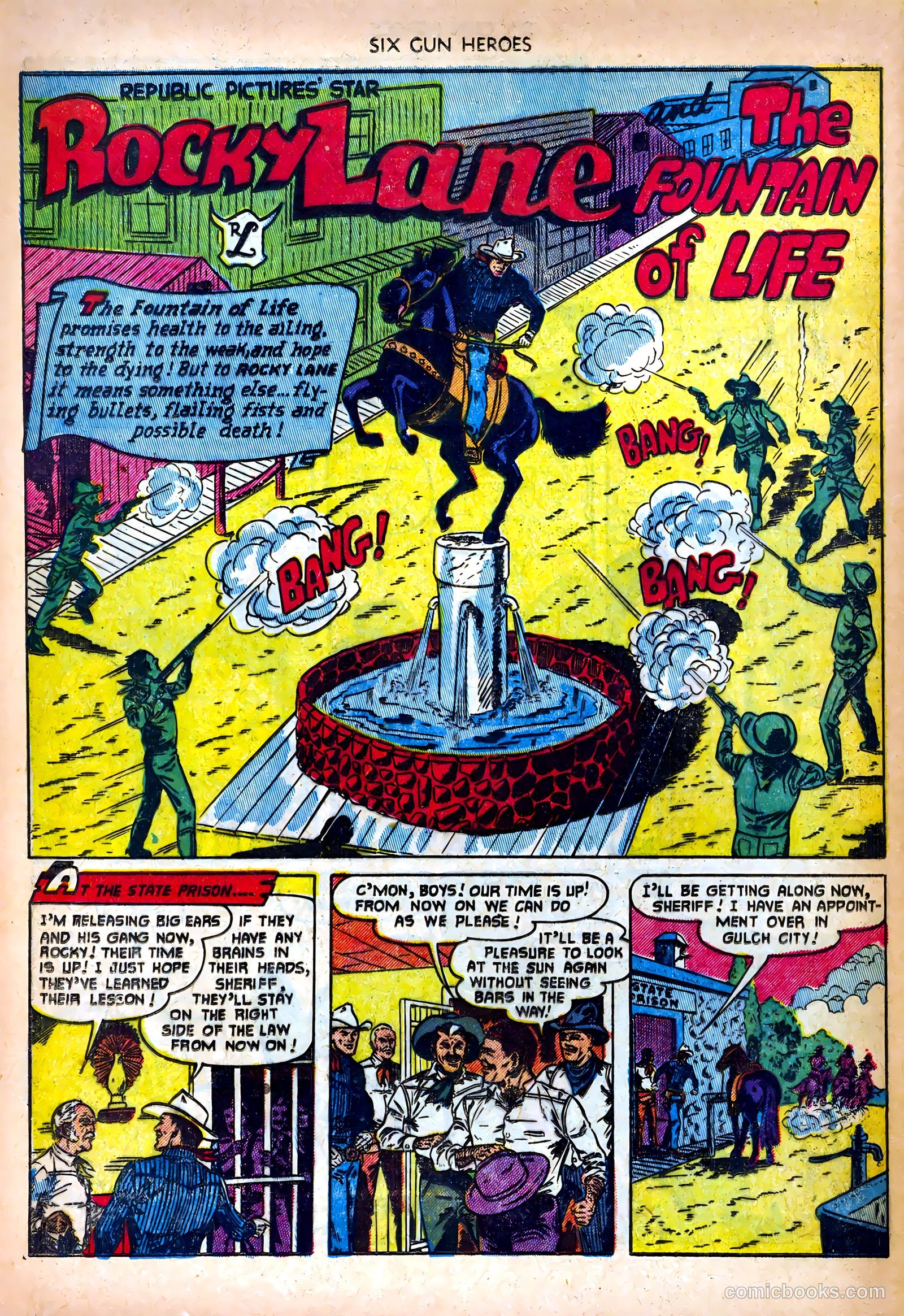 Six-Gun Heroes #14 (1952) — page 28 of 36