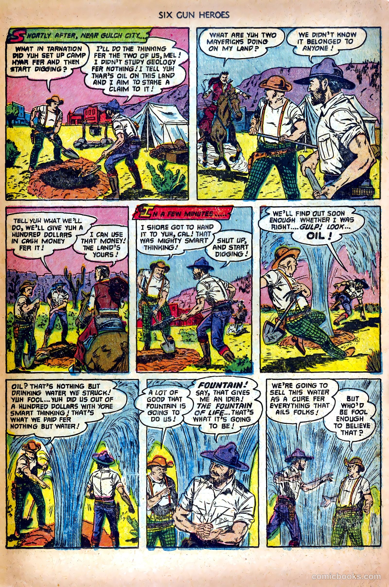 Six-Gun Heroes #14 (1952) — page 29 of 36