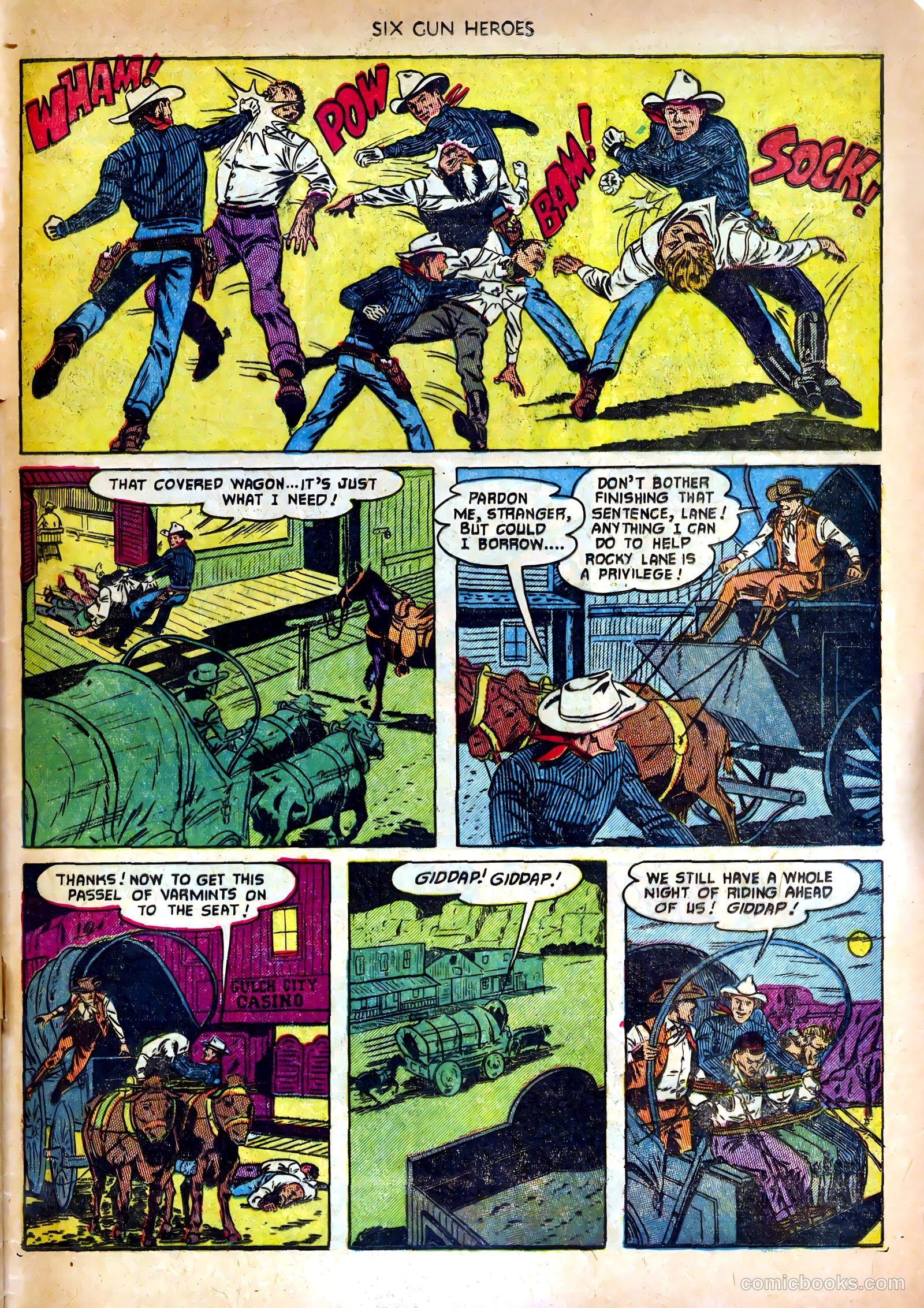 Six-Gun Heroes #14 (1952) — page 33 of 36