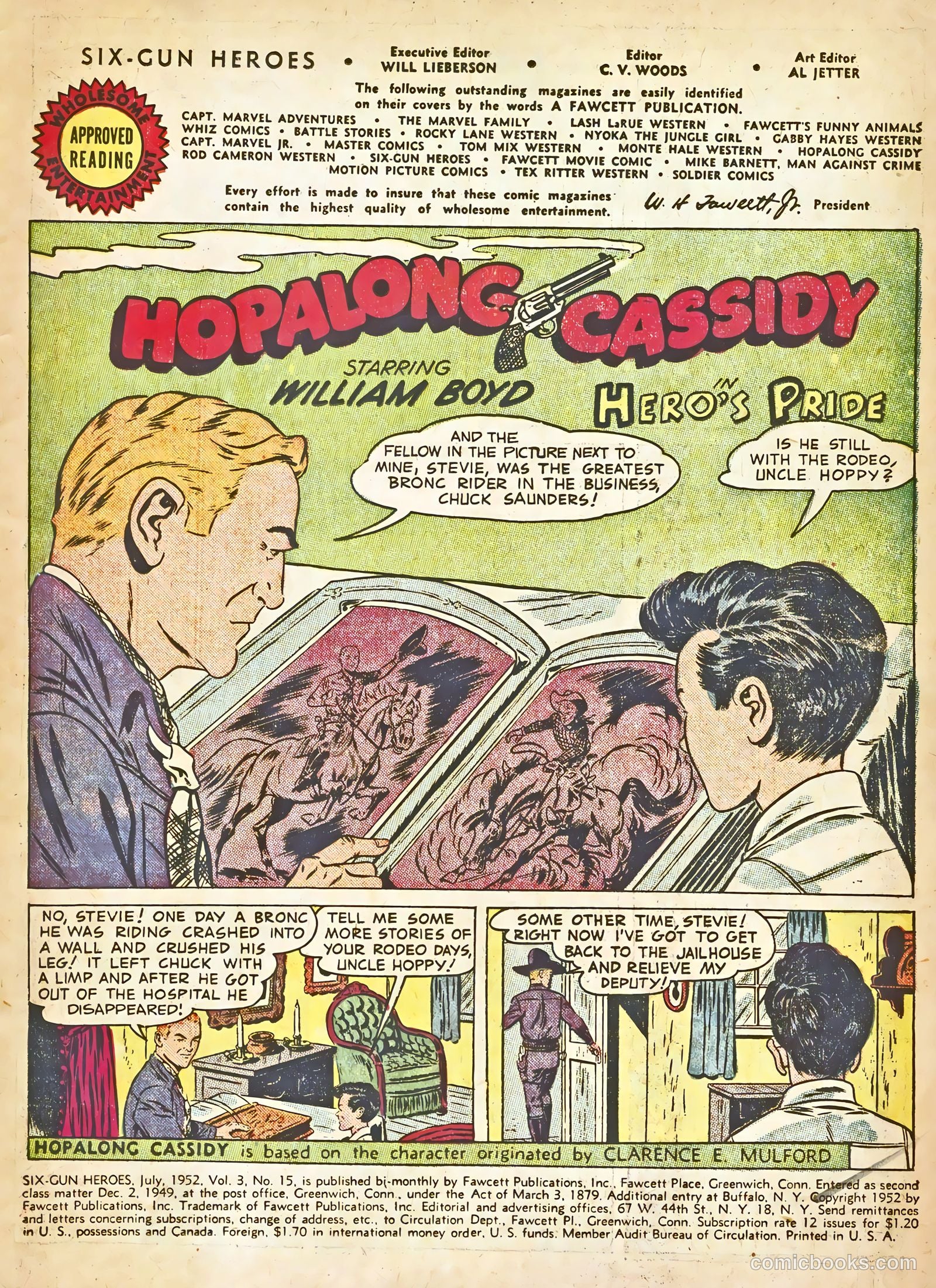 Six-Gun Heroes #15 (1952) — page 3 of 36