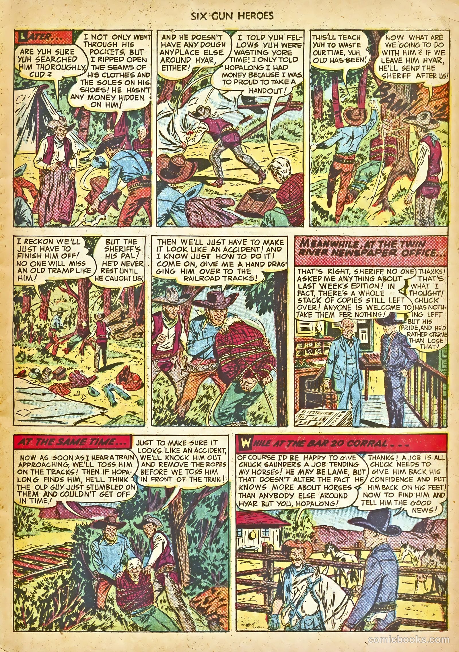 Six-Gun Heroes #15 (1952) — page 5 of 36