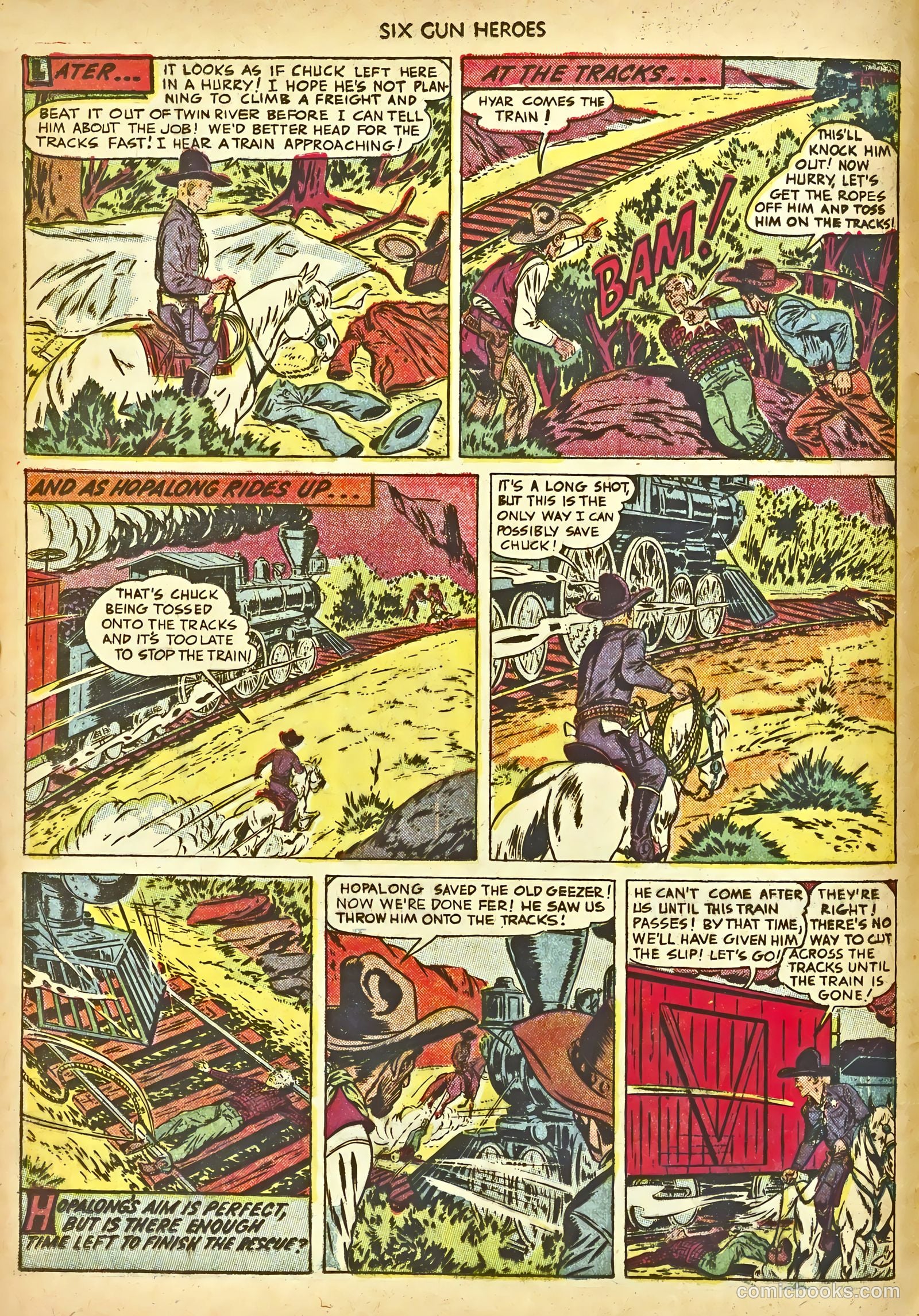 Six-Gun Heroes #15 (1952) — page 6 of 36