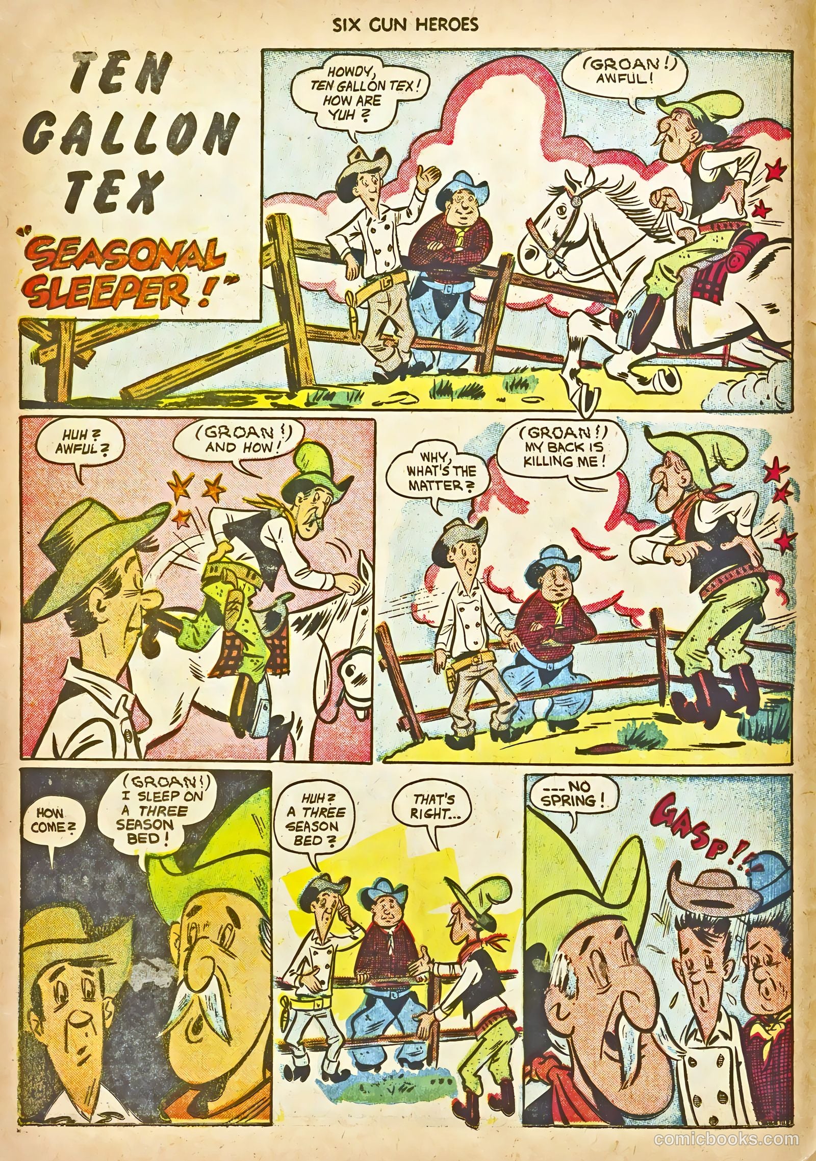 Six-Gun Heroes #15 (1952) — page 8 of 36