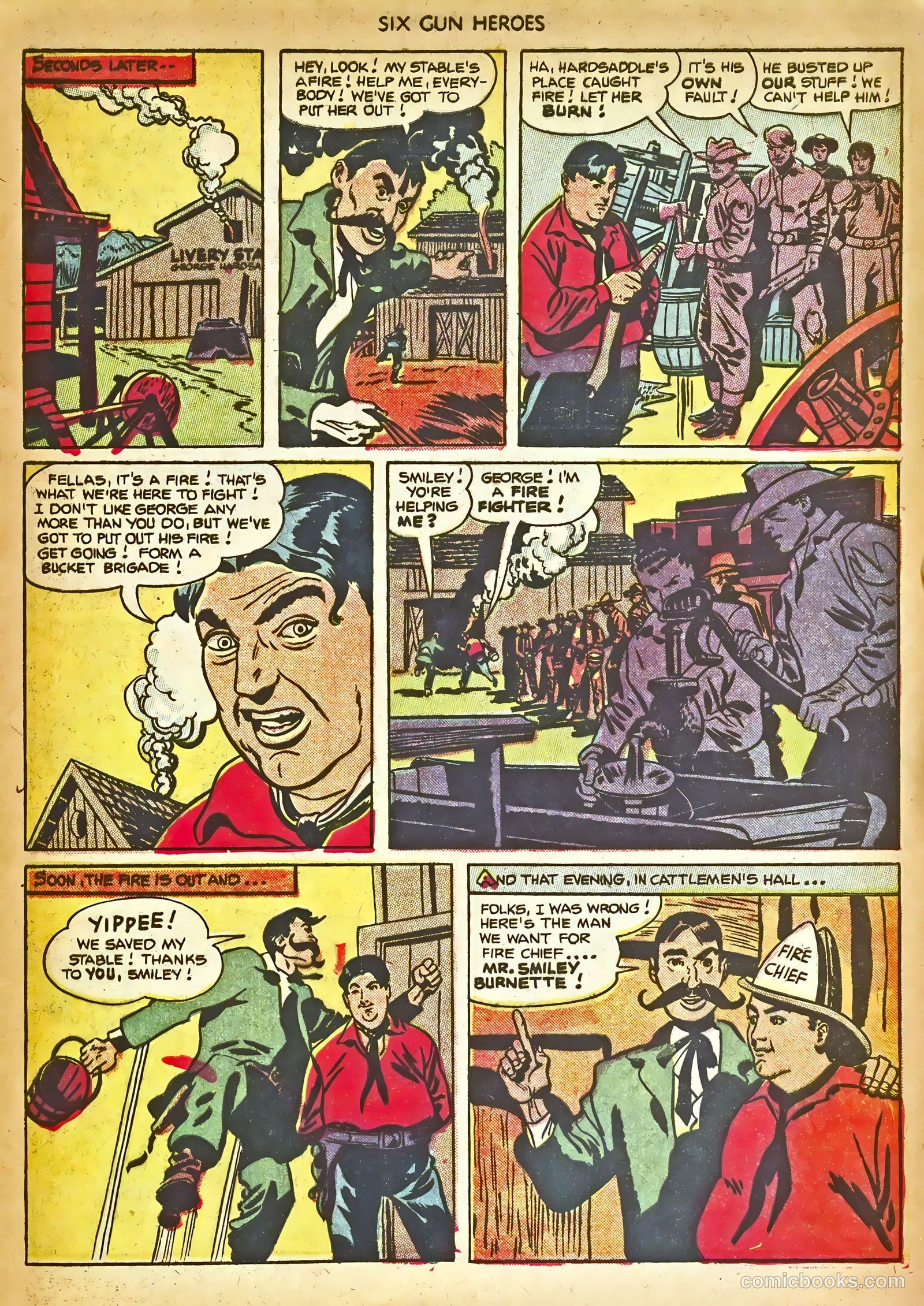 Six-Gun Heroes #15 (1952) — page 15 of 36