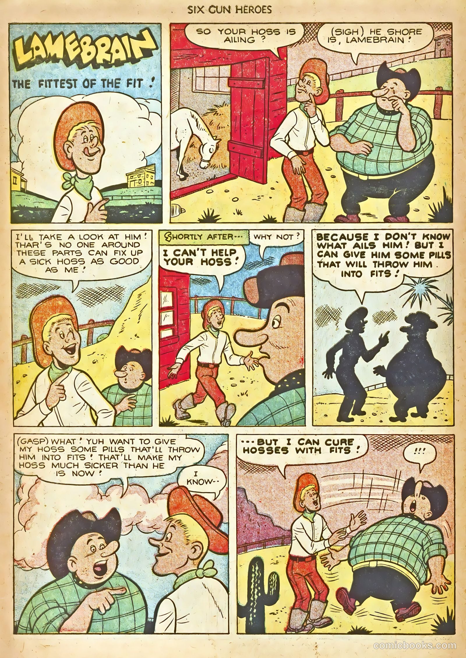Six-Gun Heroes #15 (1952) — page 16 of 36