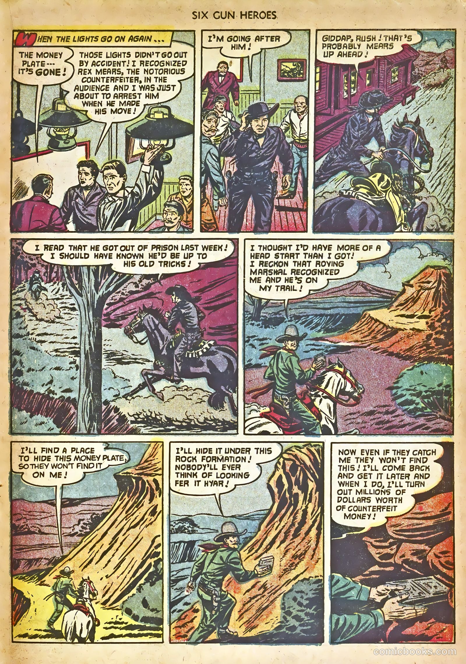 Six-Gun Heroes #15 (1952) — page 19 of 36