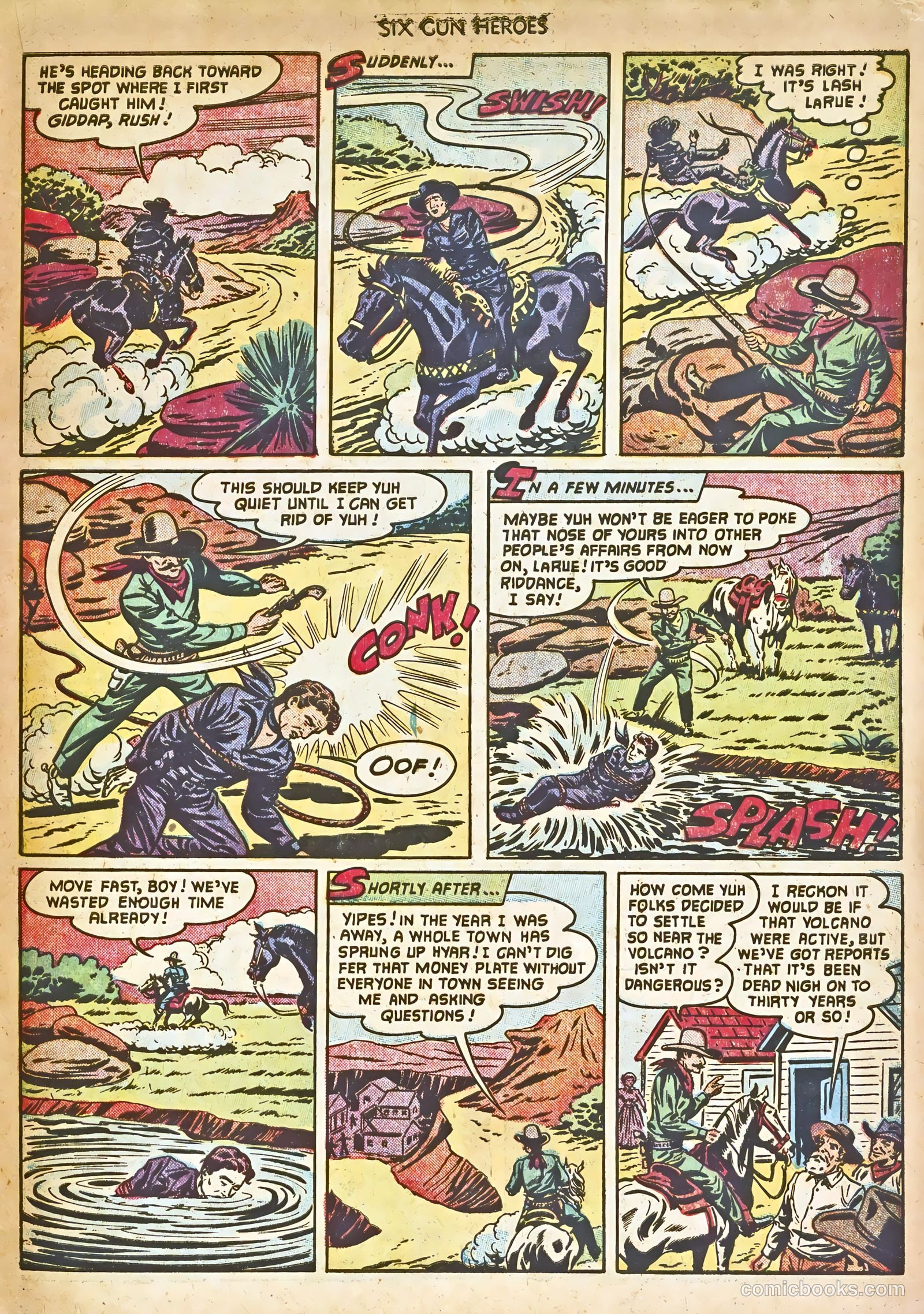 Six-Gun Heroes #15 (1952) — page 21 of 36
