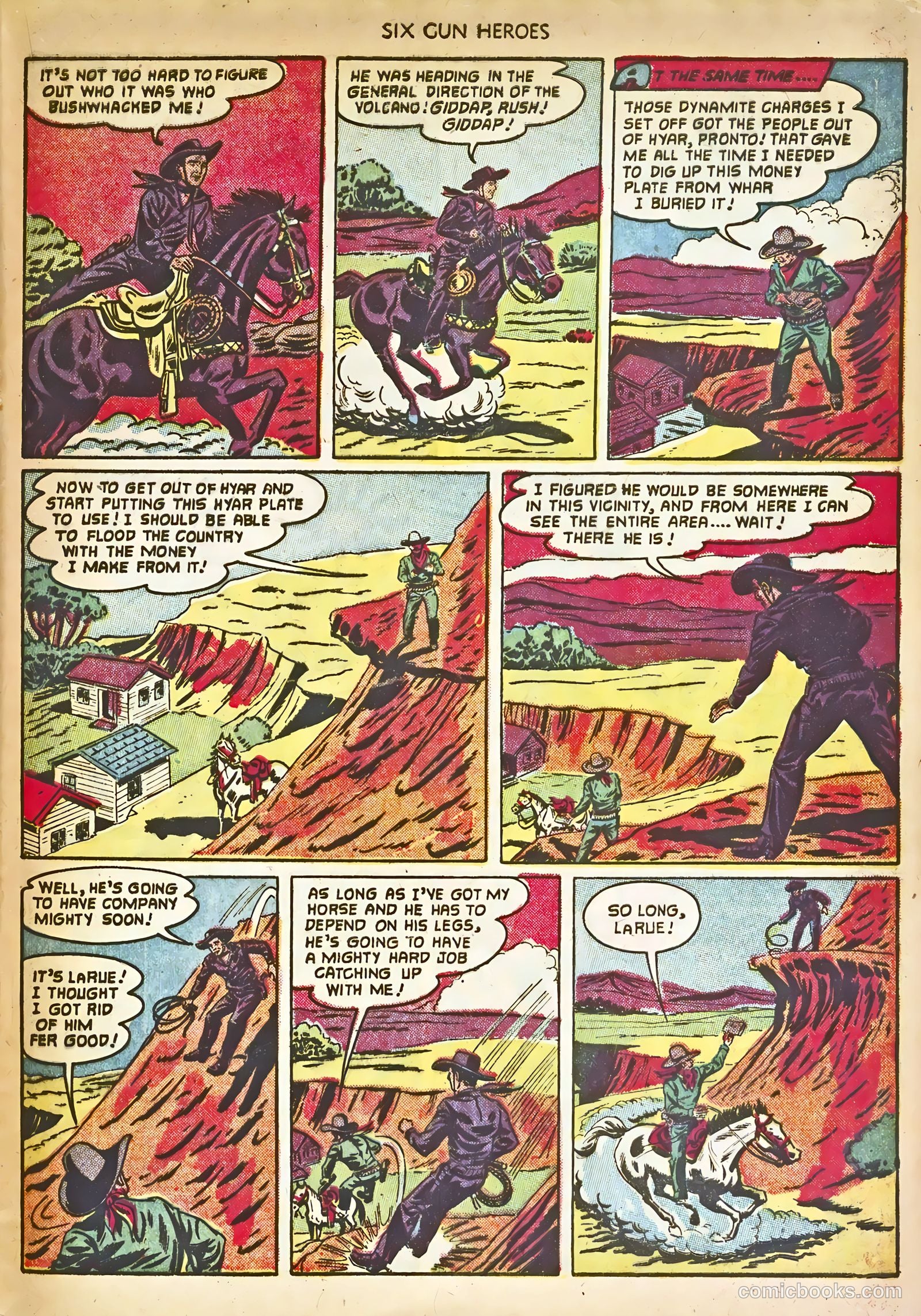 Six-Gun Heroes #15 (1952) — page 23 of 36