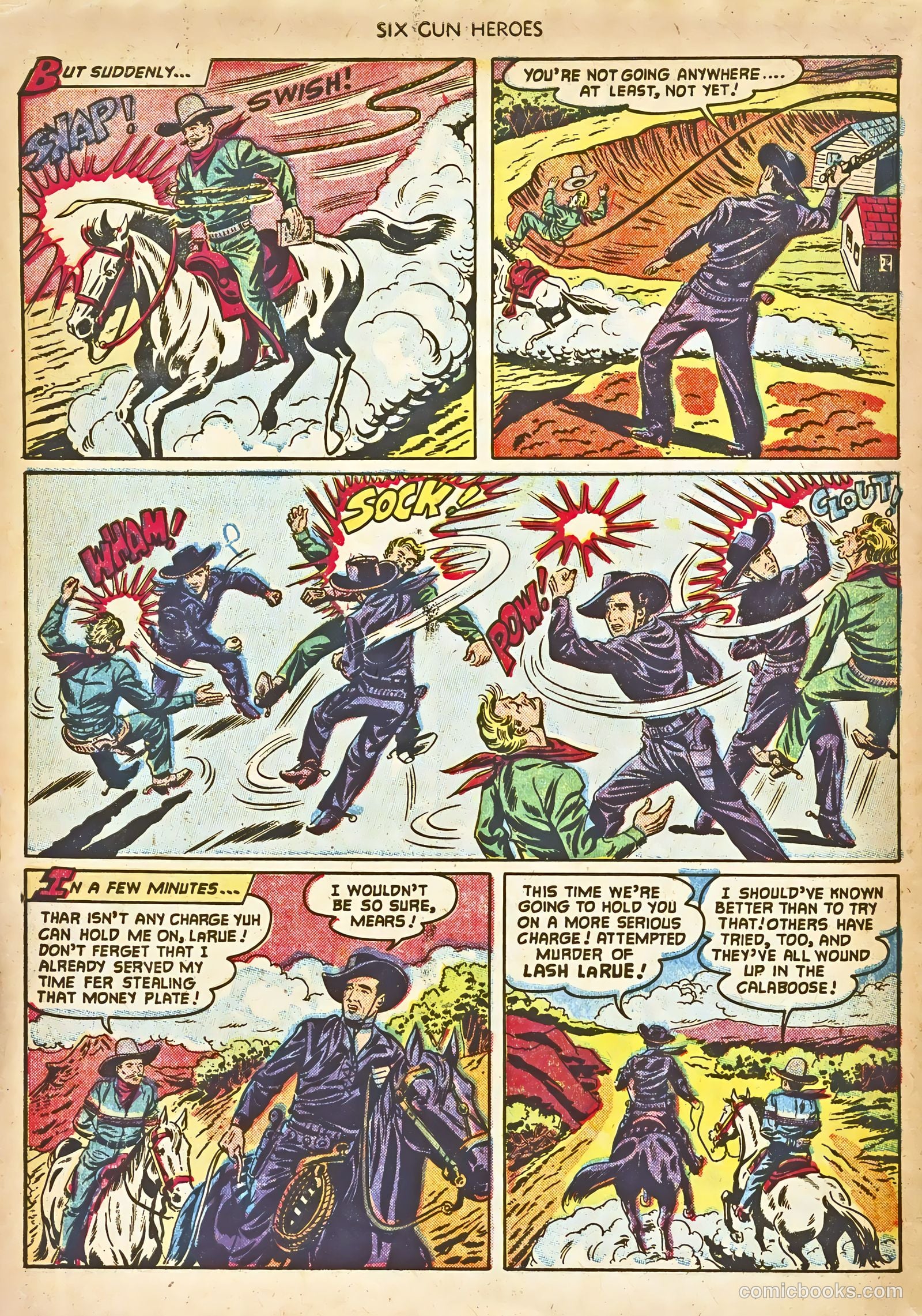 Six-Gun Heroes #15 (1952) — page 24 of 36
